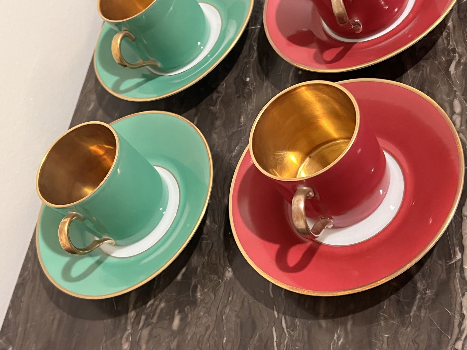 (6) Swiss Langenthal Suisse Demitasse Cups & Saucers - 2