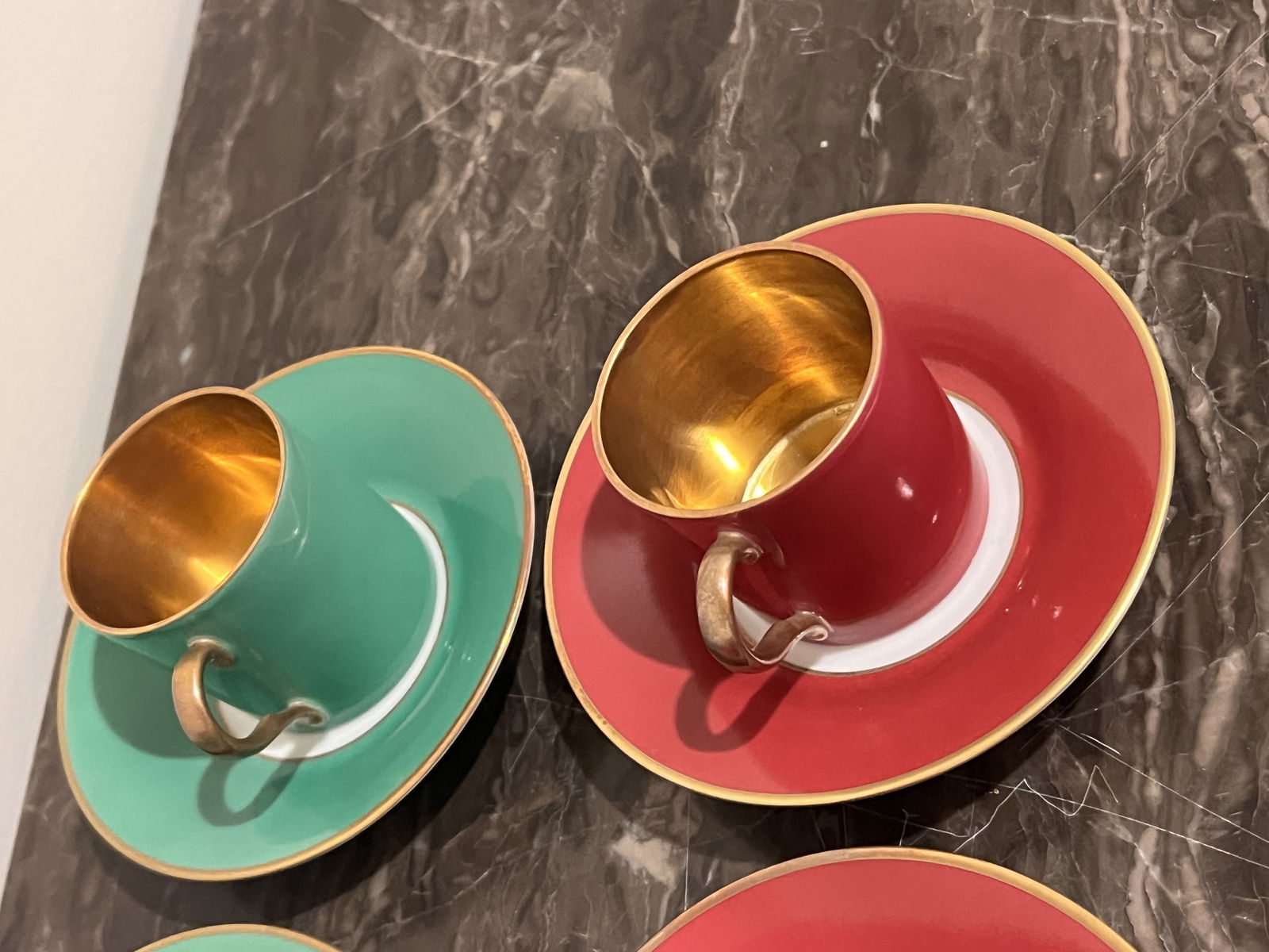 (6) Swiss Langenthal Suisse Demitasse Cups & Saucers - 4