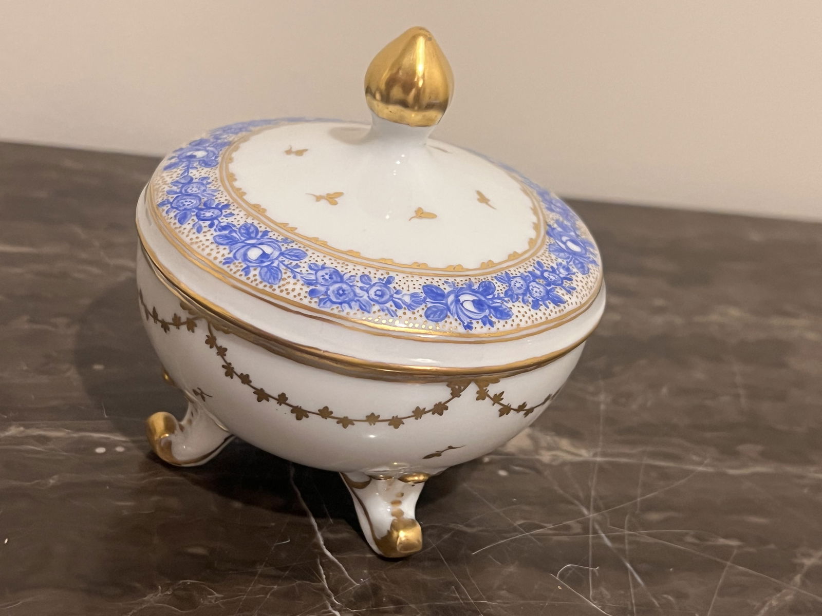 Antique European Porcelain Dresser Set - 5