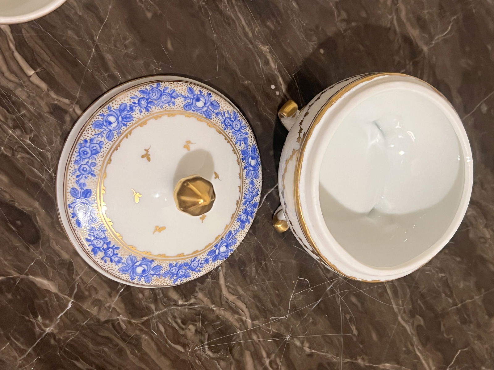 Antique European Porcelain Dresser Set - 6