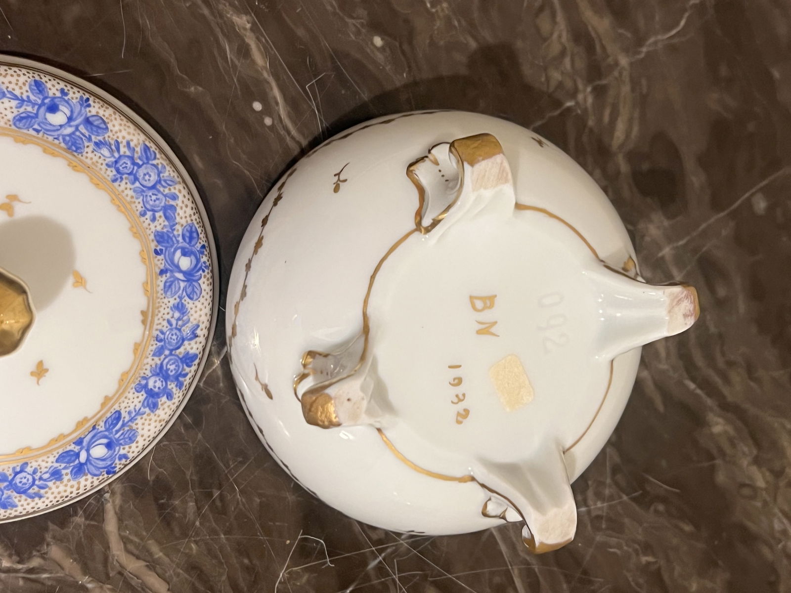 Antique European Porcelain Dresser Set - 7