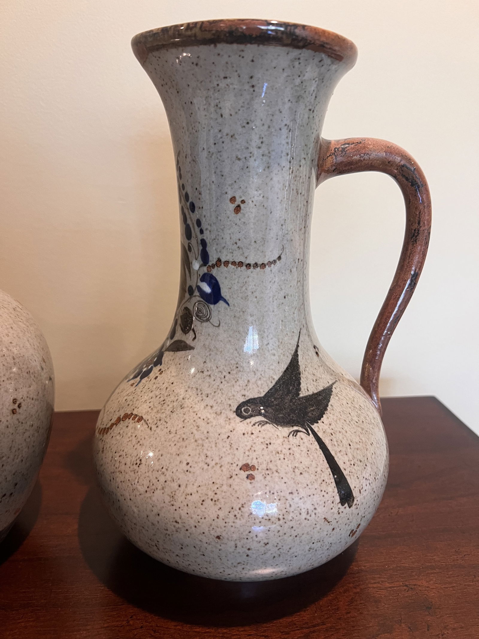 (2) Mexican Tonala Pottery Vases - 3