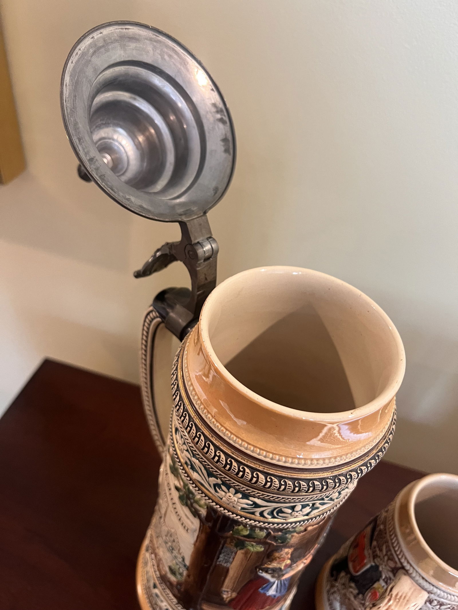 (2) Vintage German Austria Beer Steins - 10