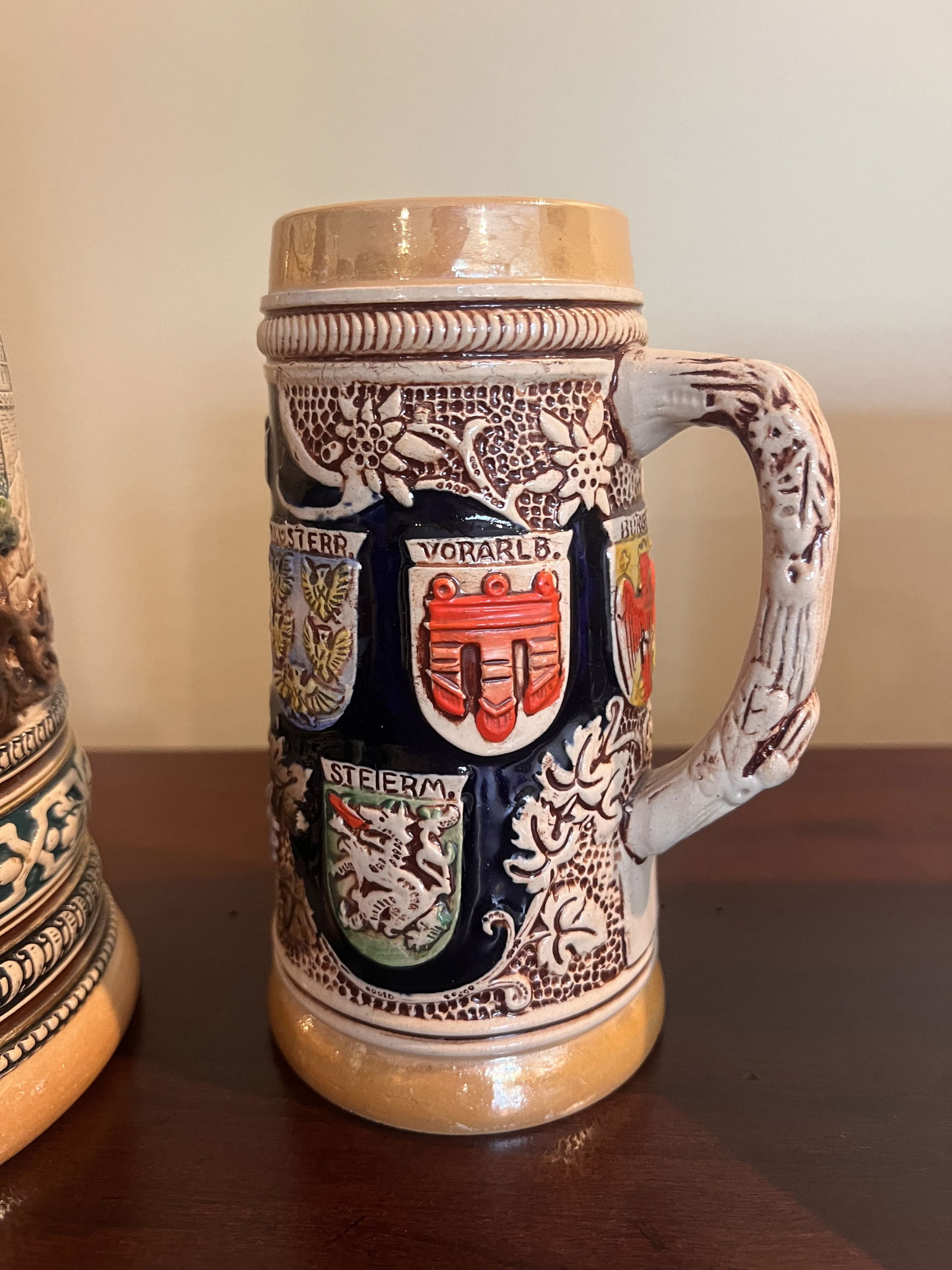 (2) Vintage German Austria Beer Steins - 3