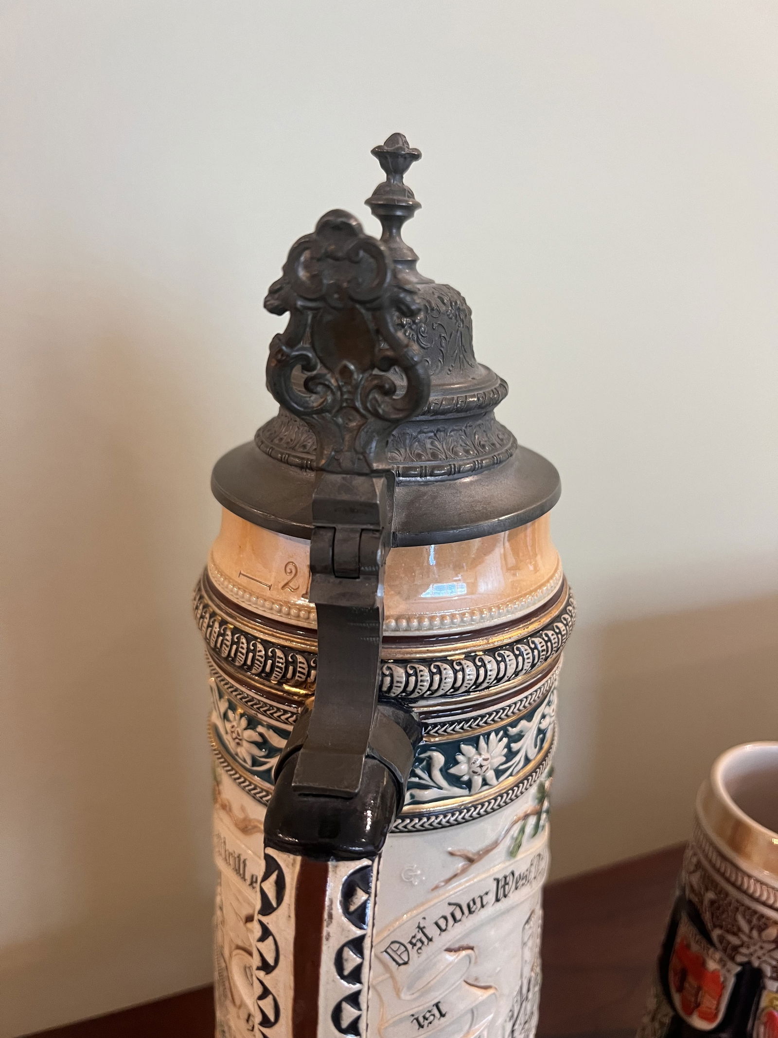 (2) Vintage German Austria Beer Steins - 9