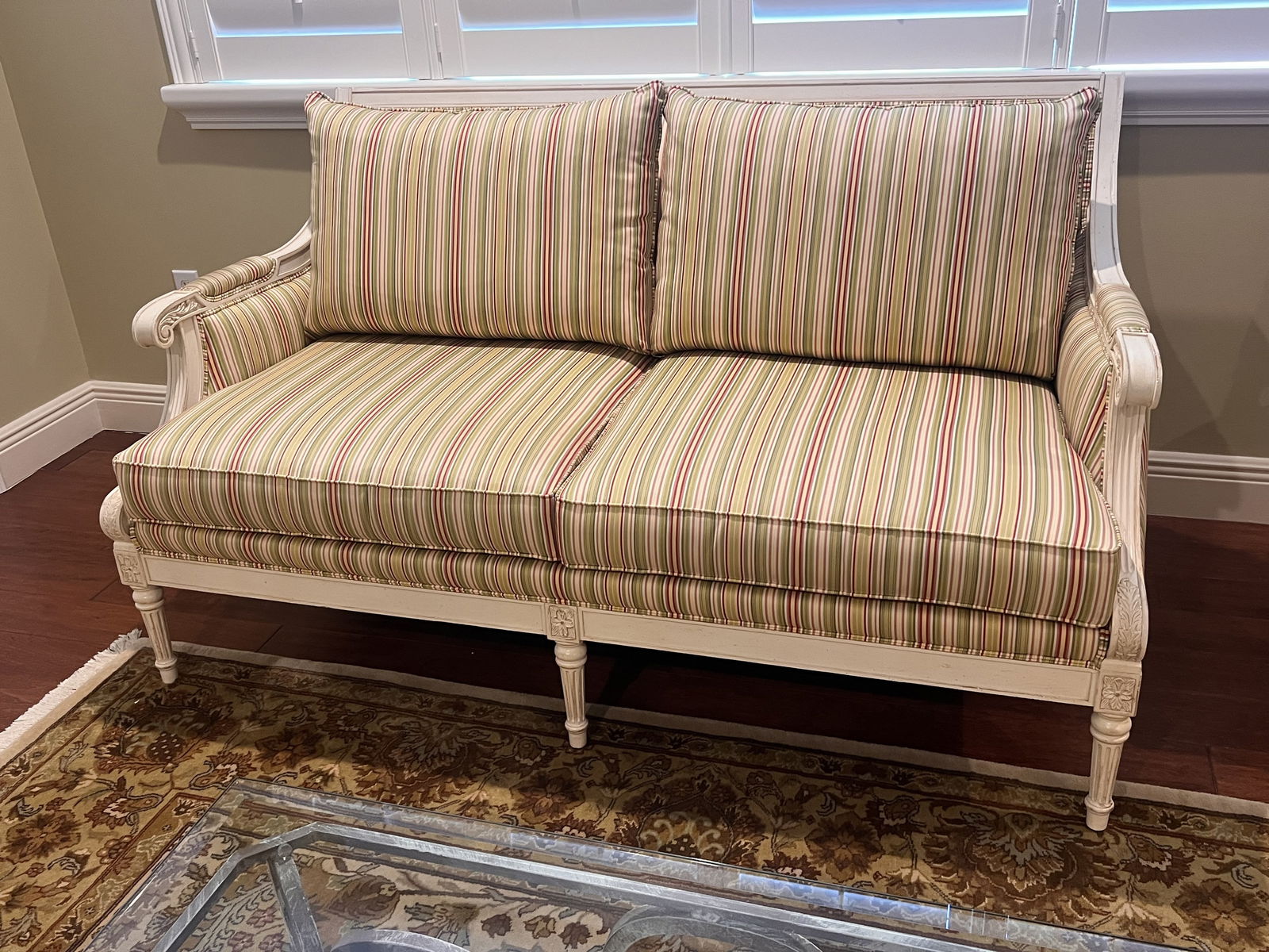 Ethan Allen French Style Settee (1 of 7)