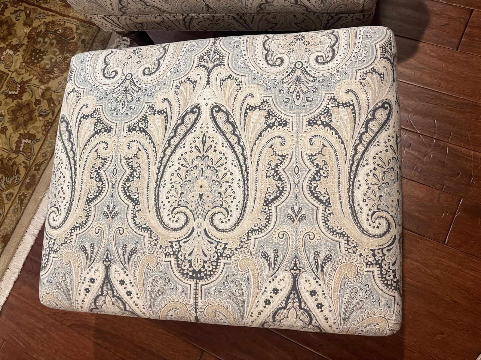 Bassett Furniture Co Arm Chair and Ottoman - 4