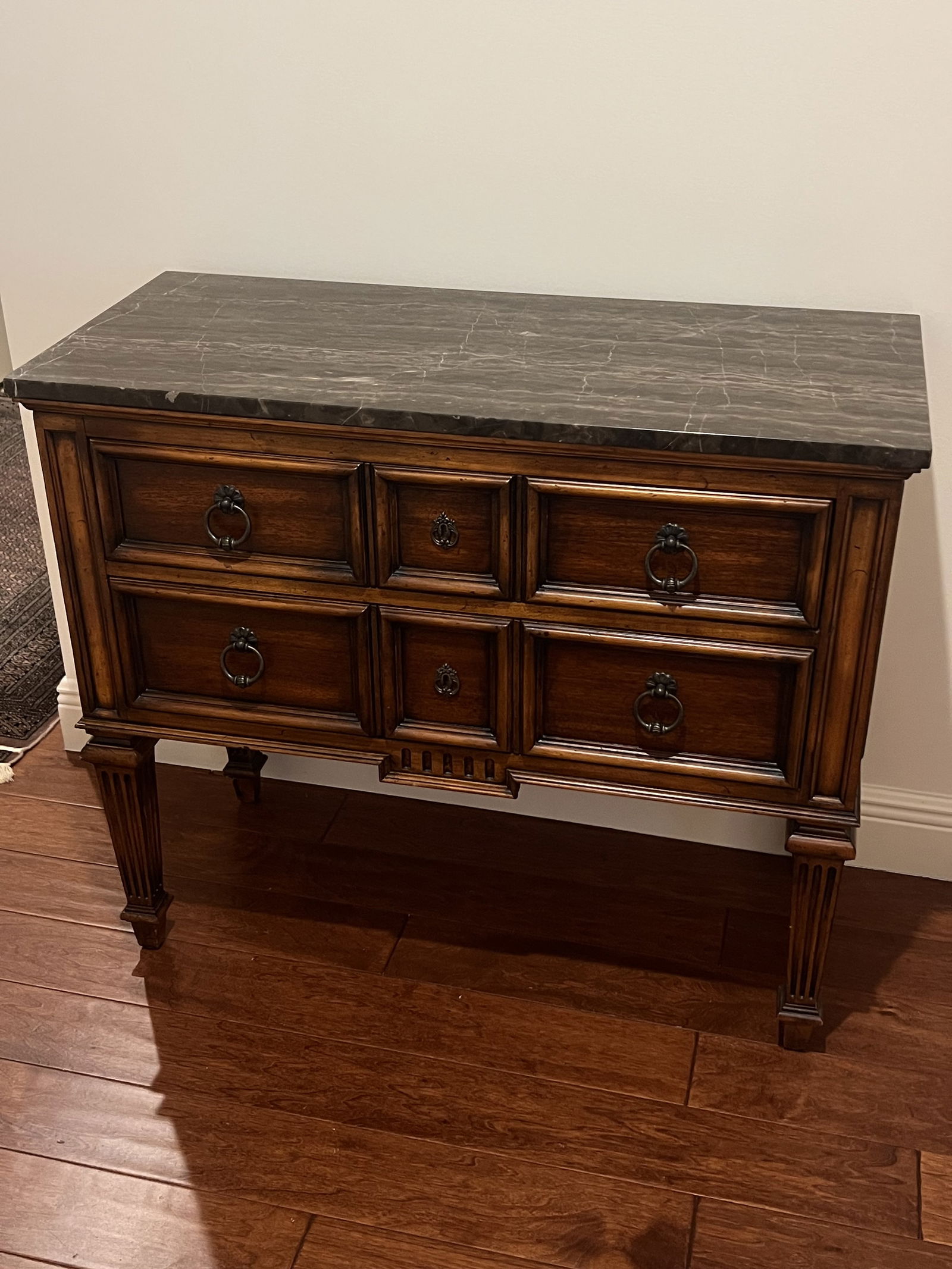 Ethan Allen Marble Top Table (1 of 7)
