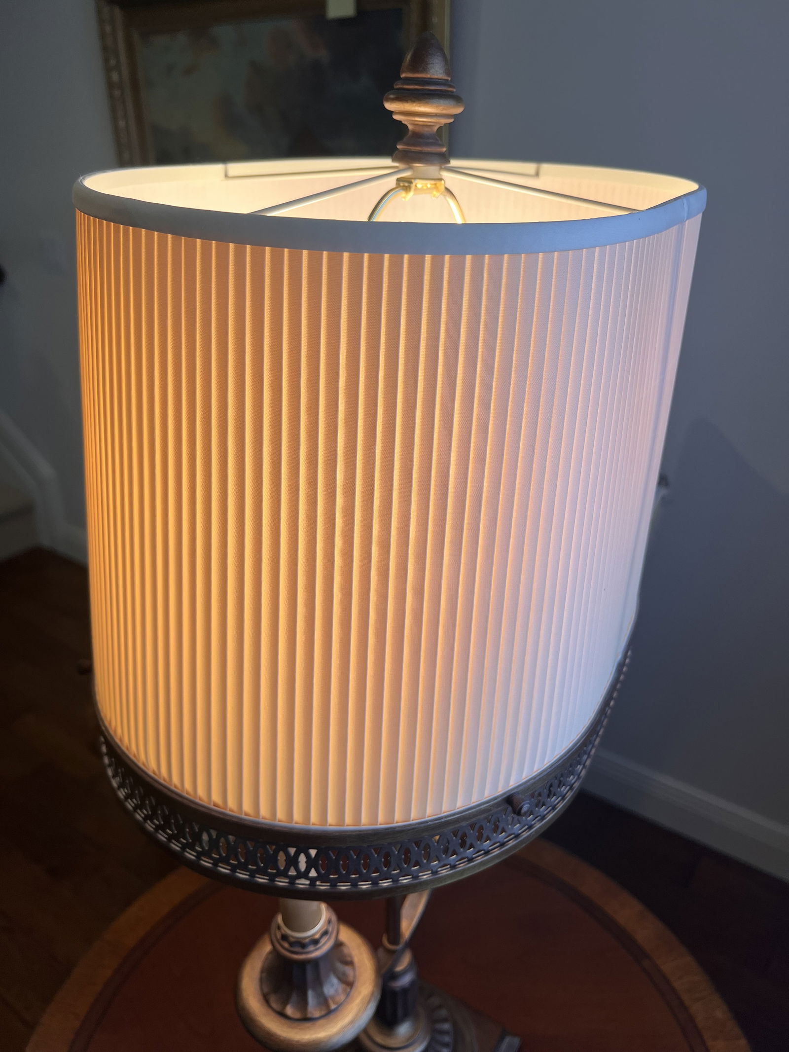 Brass Look Bouillotte Syle Lamp - 6