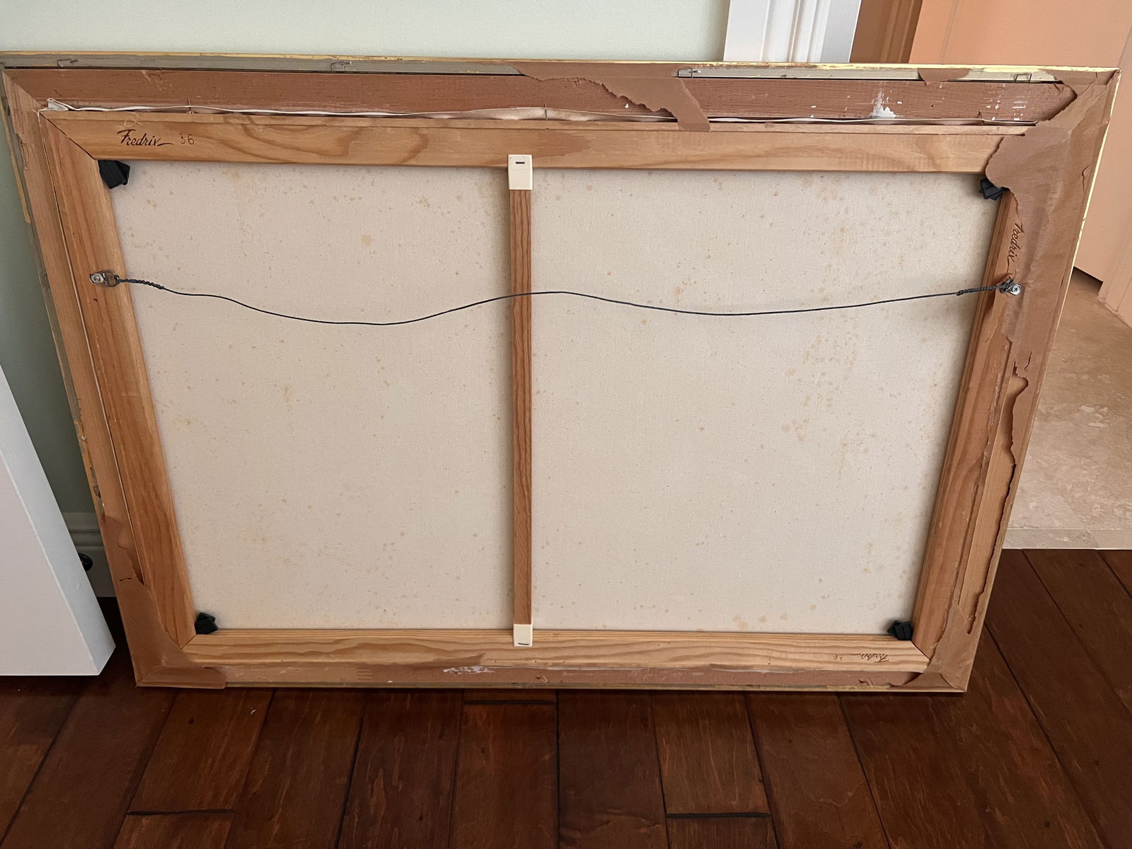 Signed Harbor Scene Painting - 7