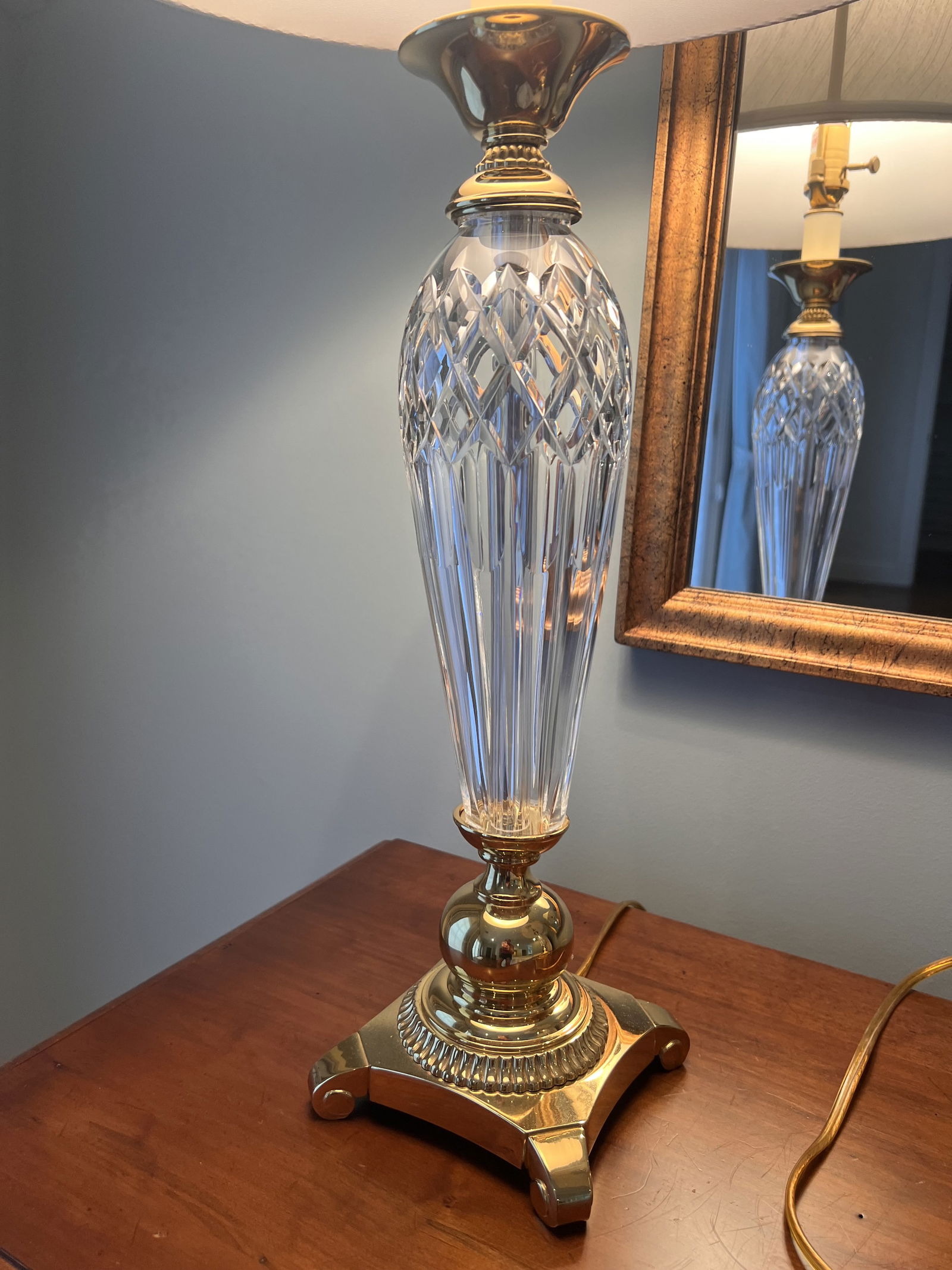 Pair of Waterford Crystal Lamps - 12