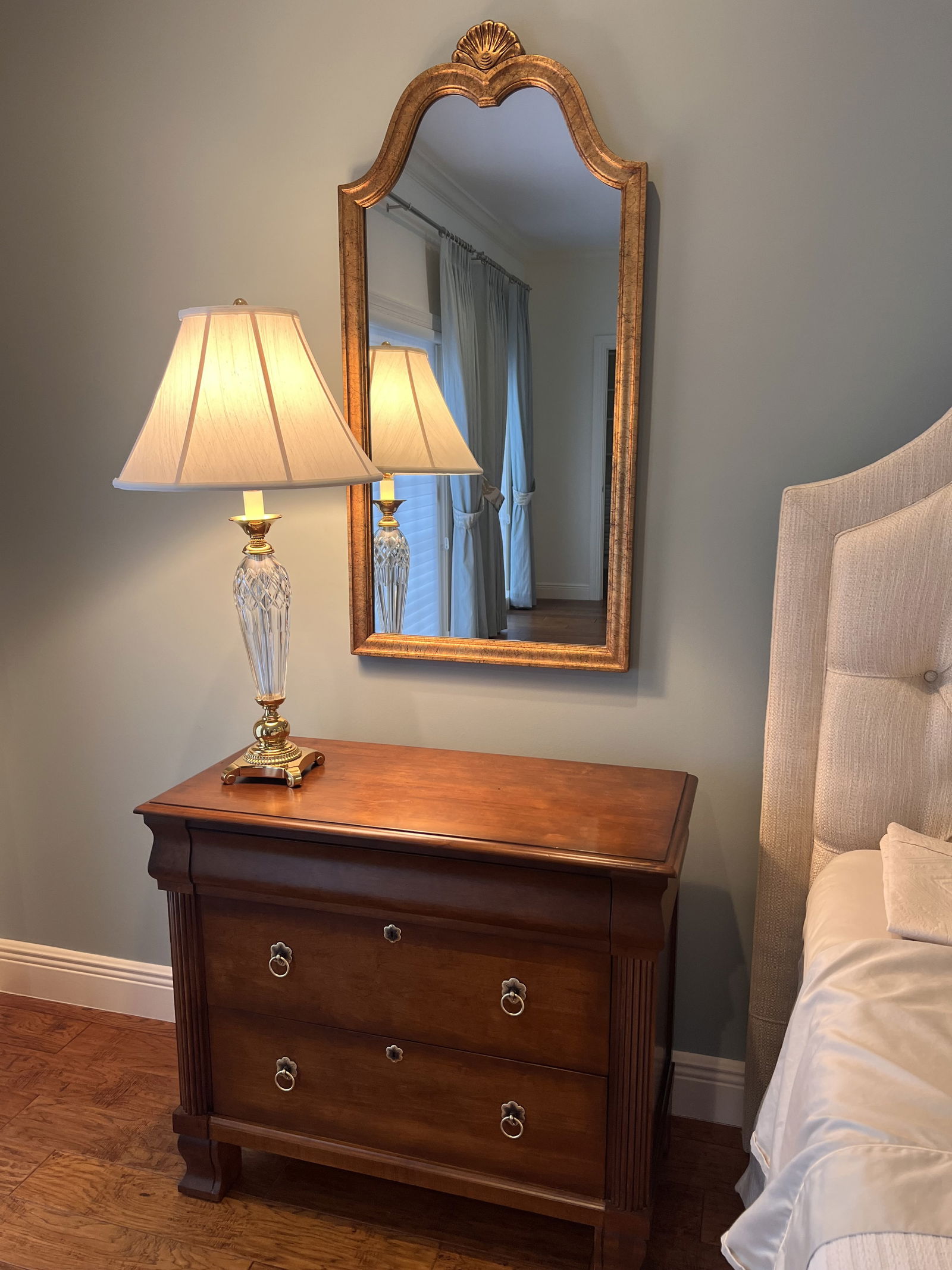 Vintage French Regency Gold Mirror - 2