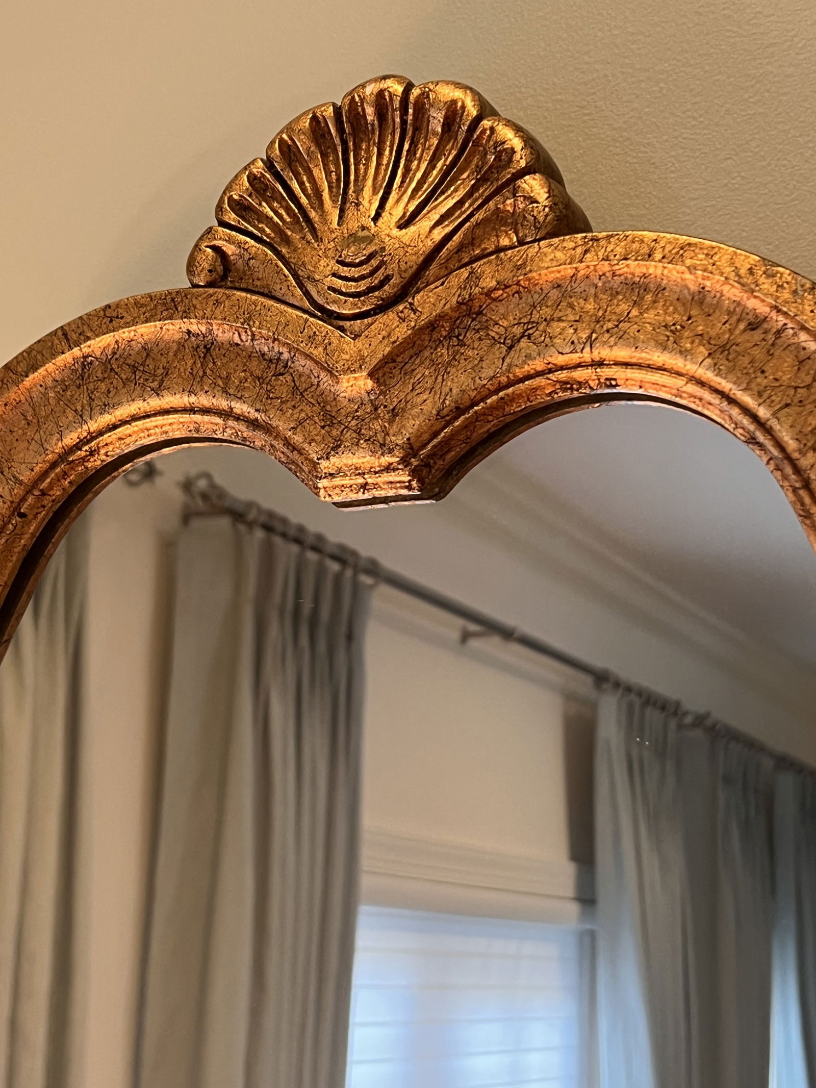 Vintage French Regency Gold Mirror - 4