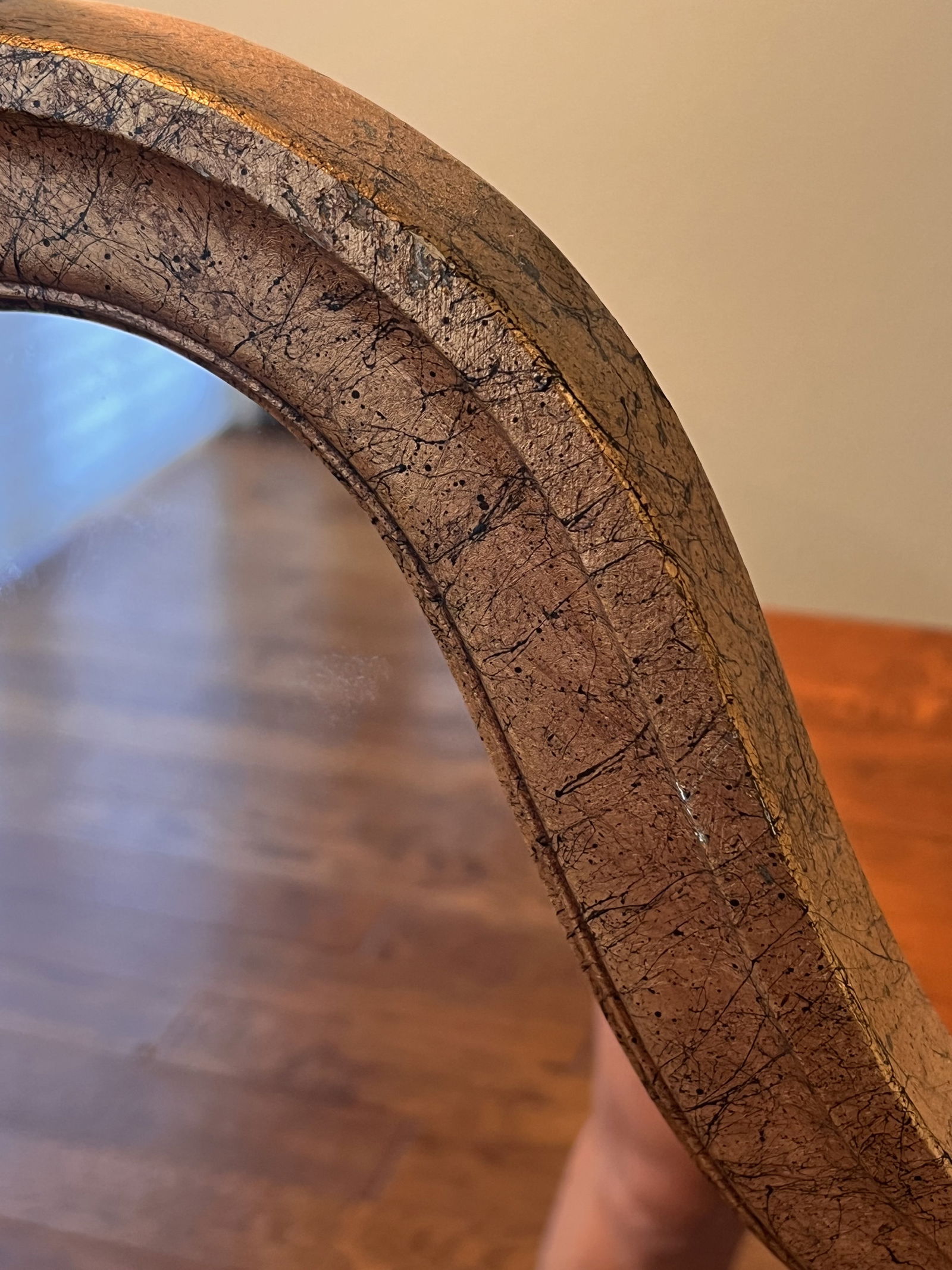 Vintage French Regency Gold Mirror - 7