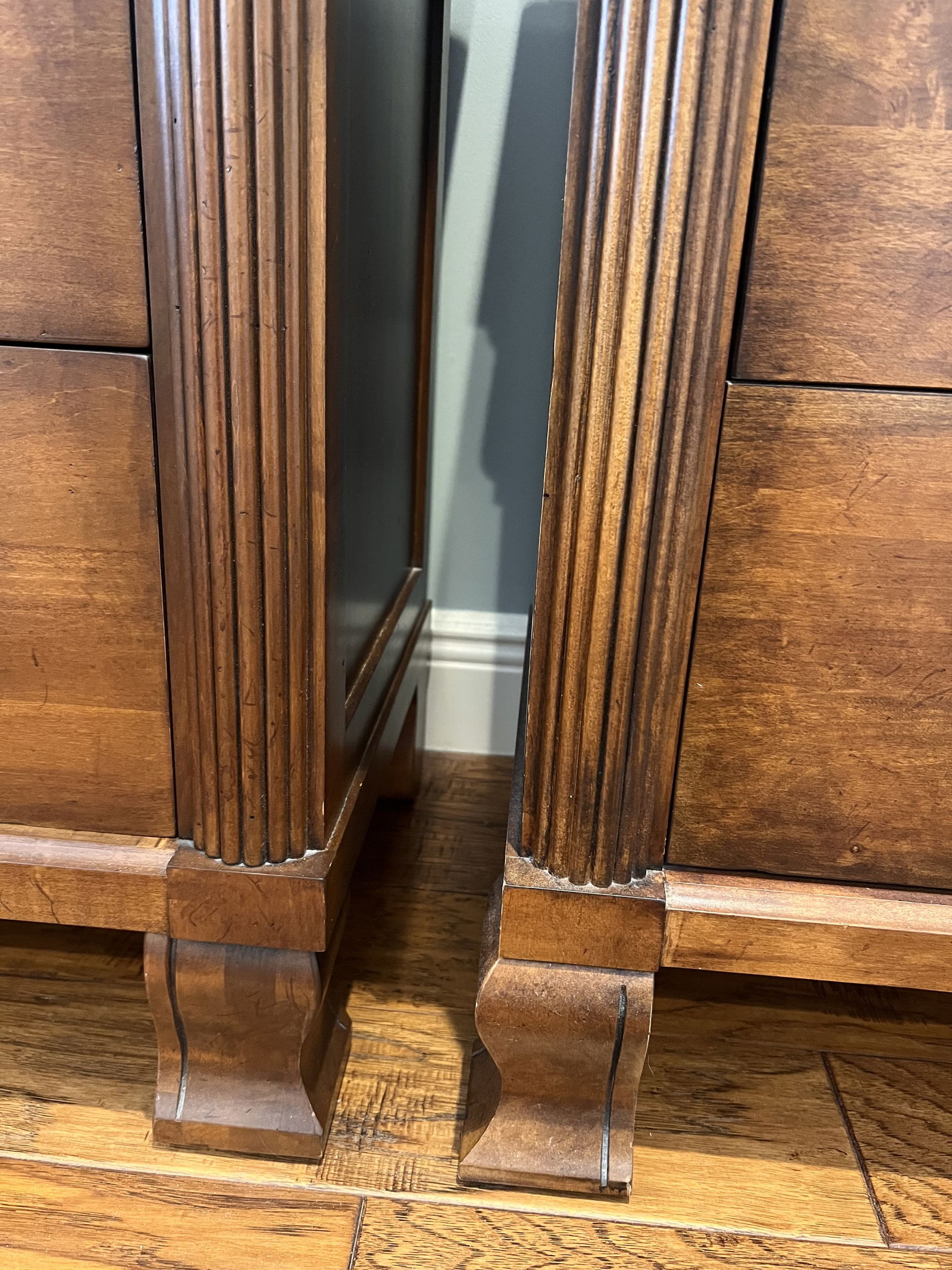 Pair of French Empire Style Chest of Drawers - 7