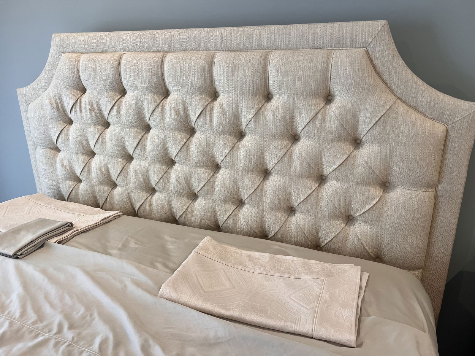 Ethan Allen Custom Upholstered King Bed - 2