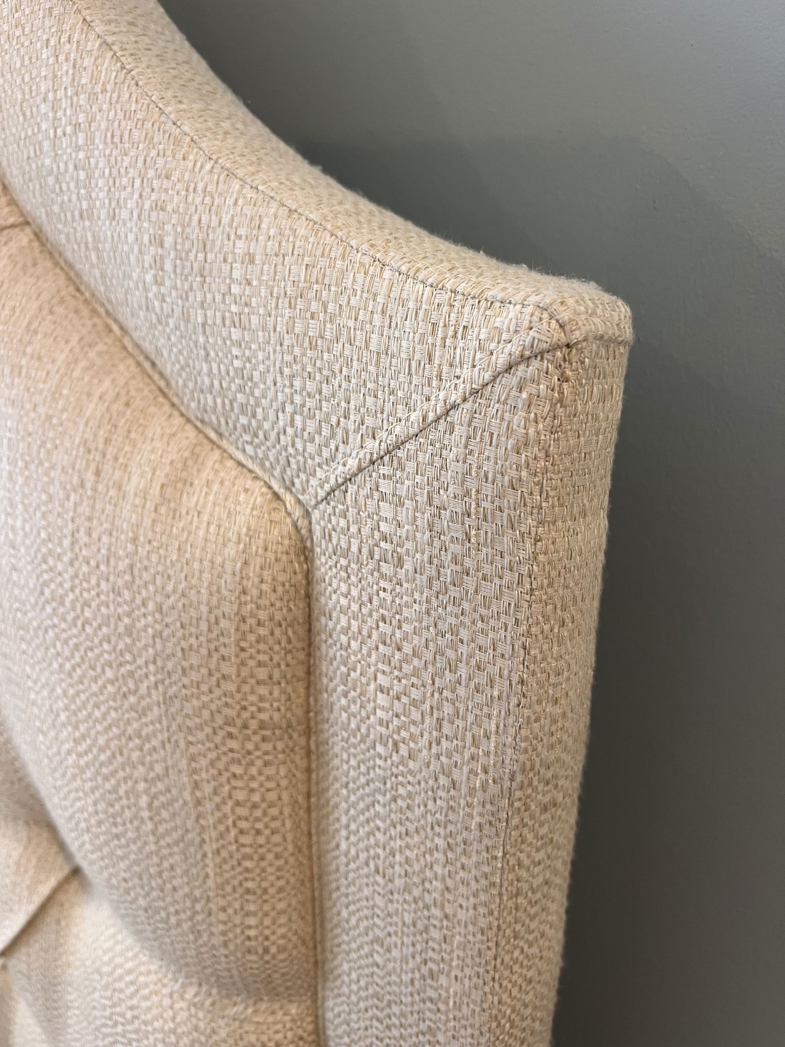 Ethan Allen Custom Upholstered King Bed - 5