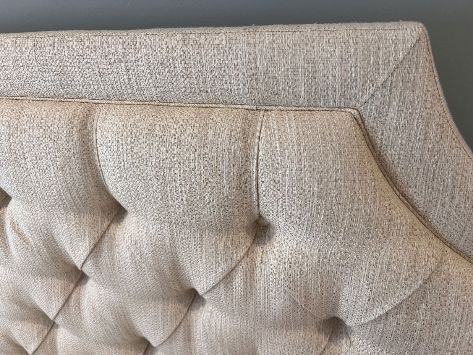 Ethan Allen Custom Upholstered King Bed - 7