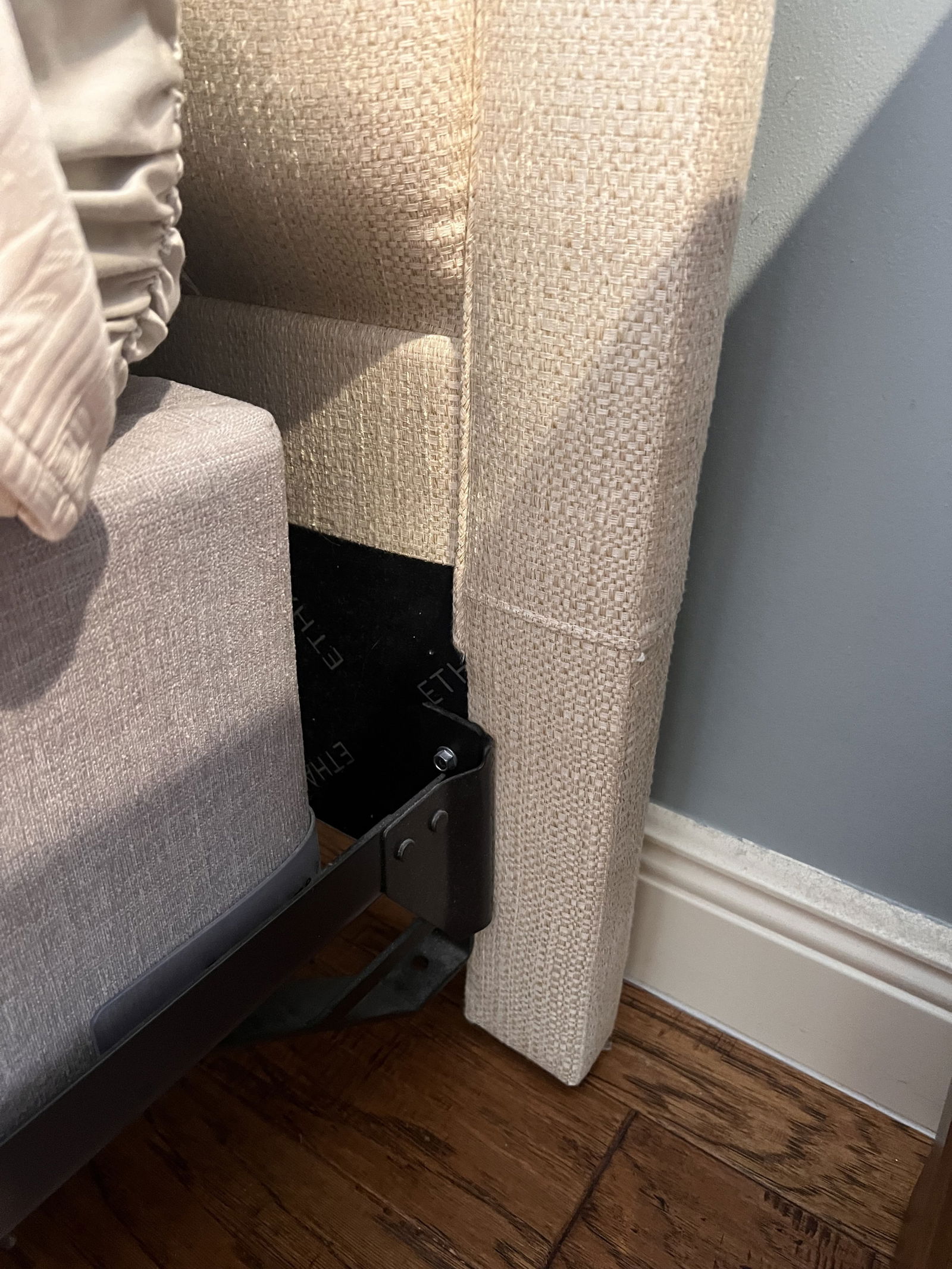 Ethan Allen Custom Upholstered King Bed - 8