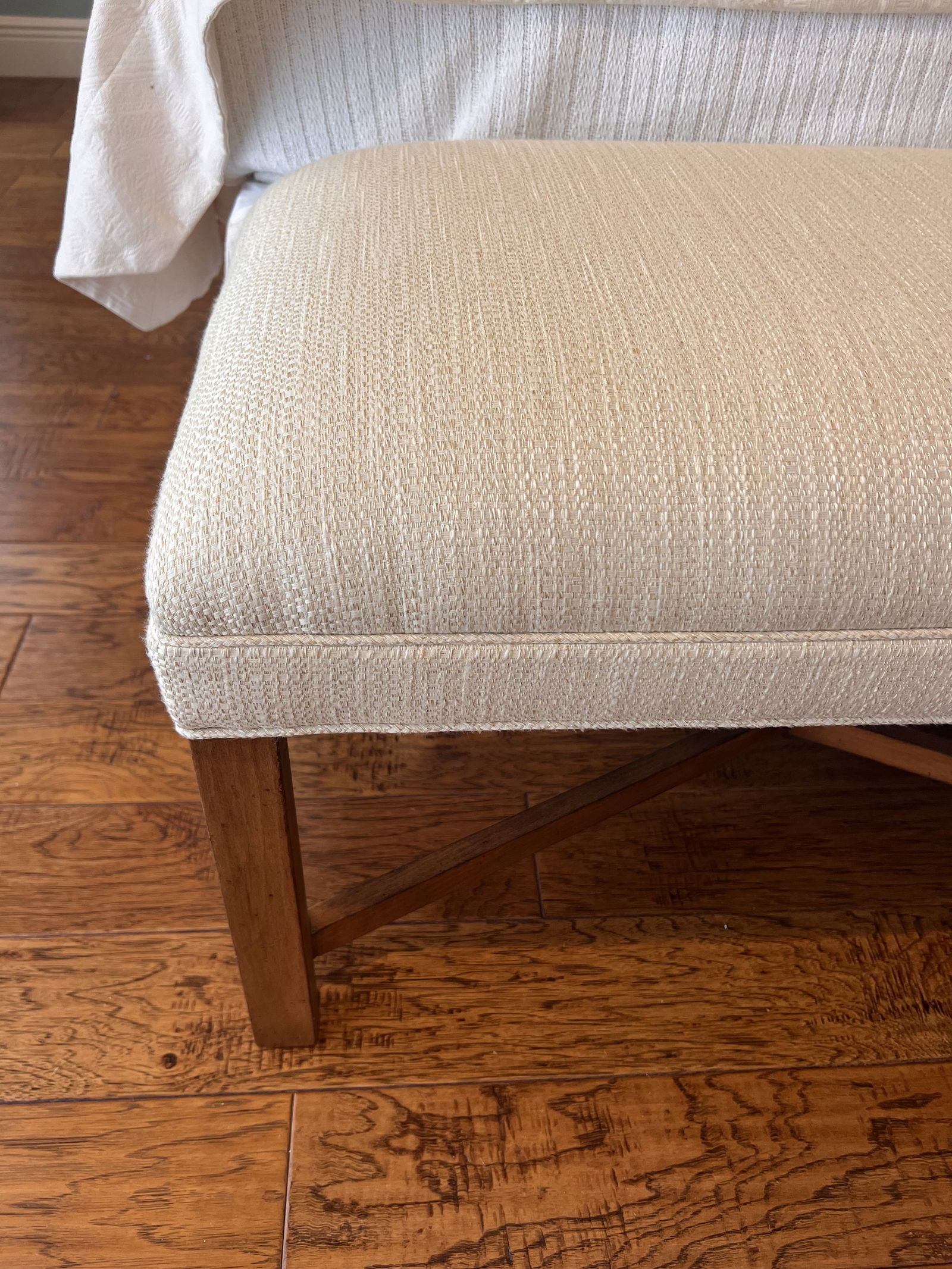 Ethan Allen Custom Upholstered Bench - 2