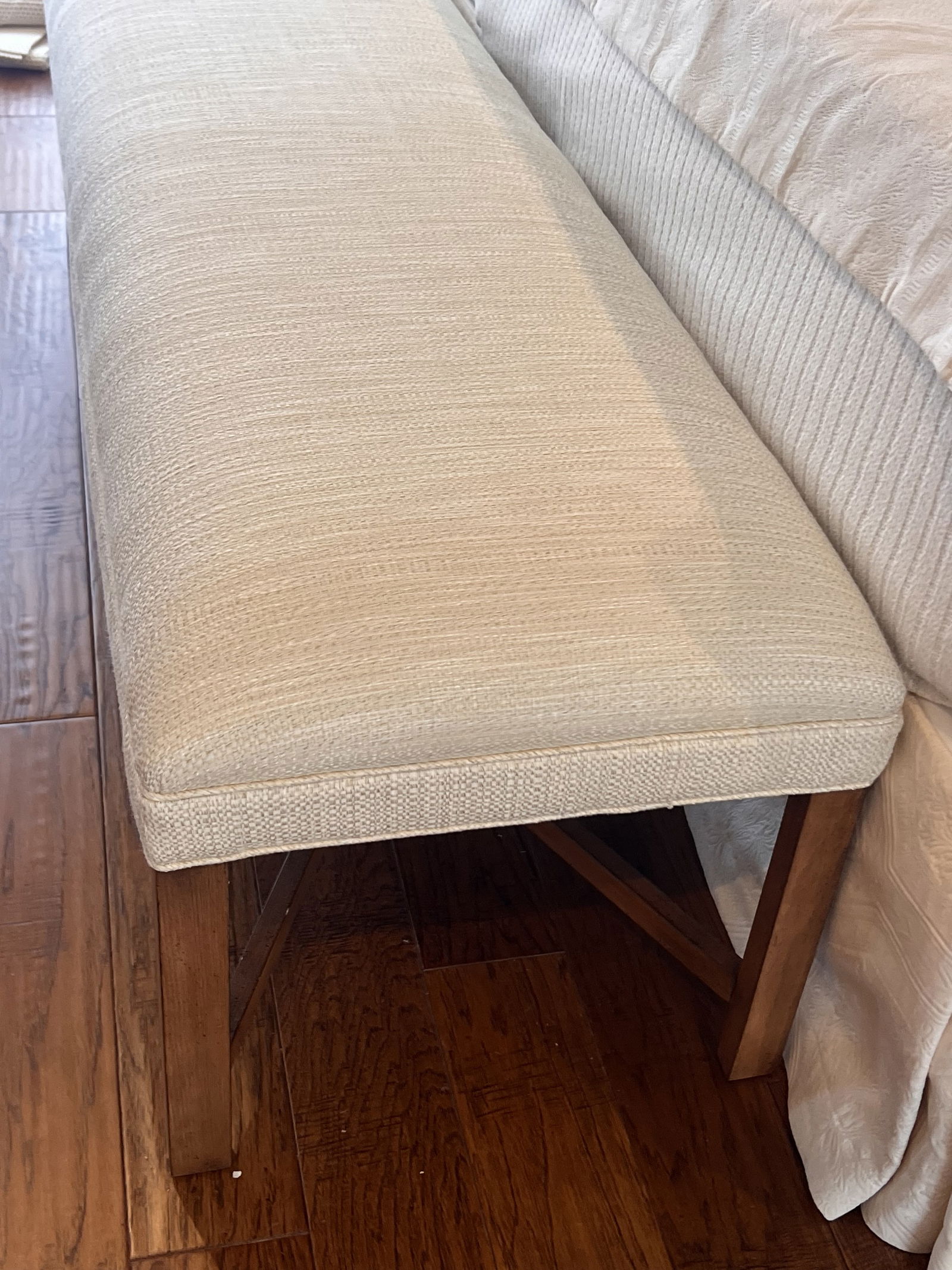 Ethan Allen Custom Upholstered Bench - 6