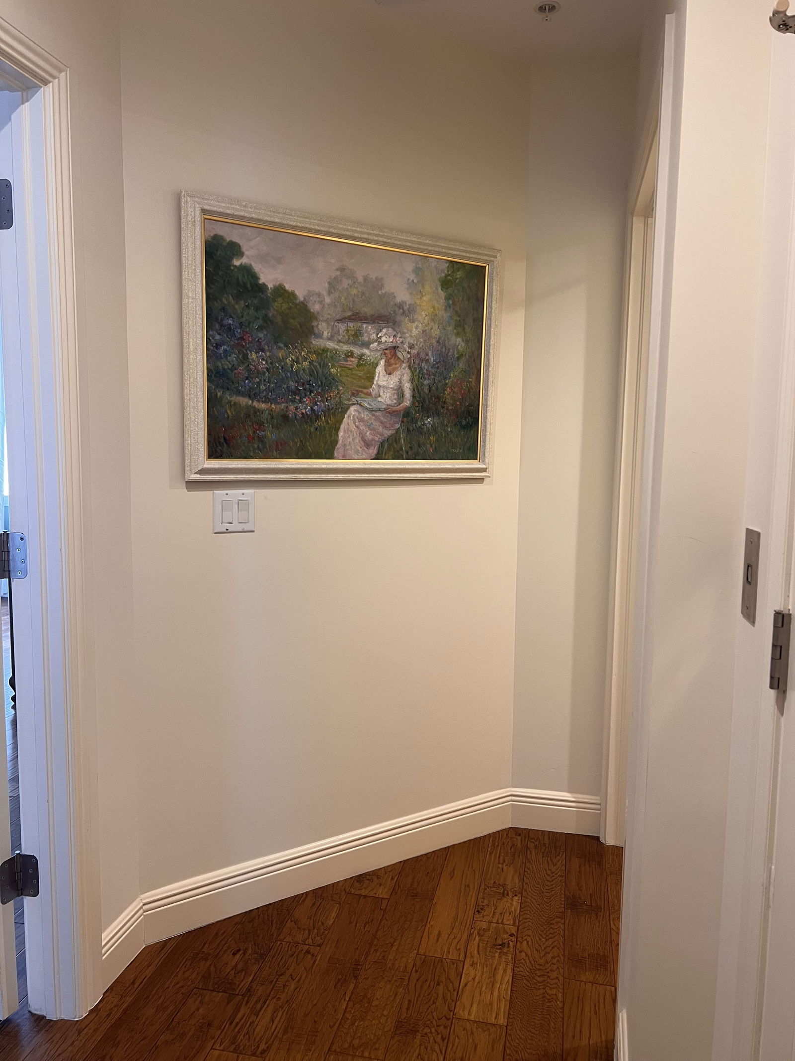 V Bush Impressionist Oil Painting - 2