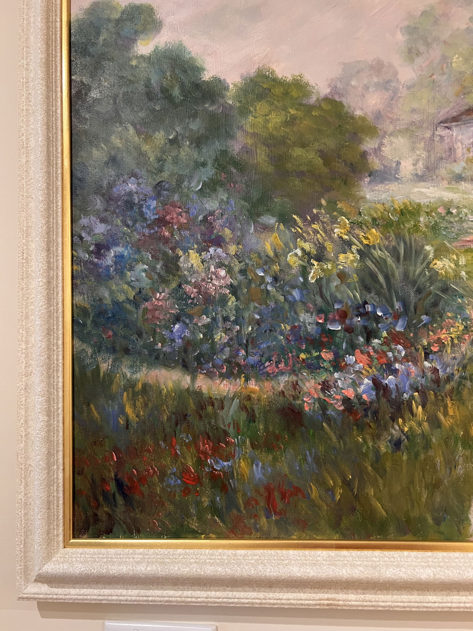 V Bush Impressionist Oil Painting - 7