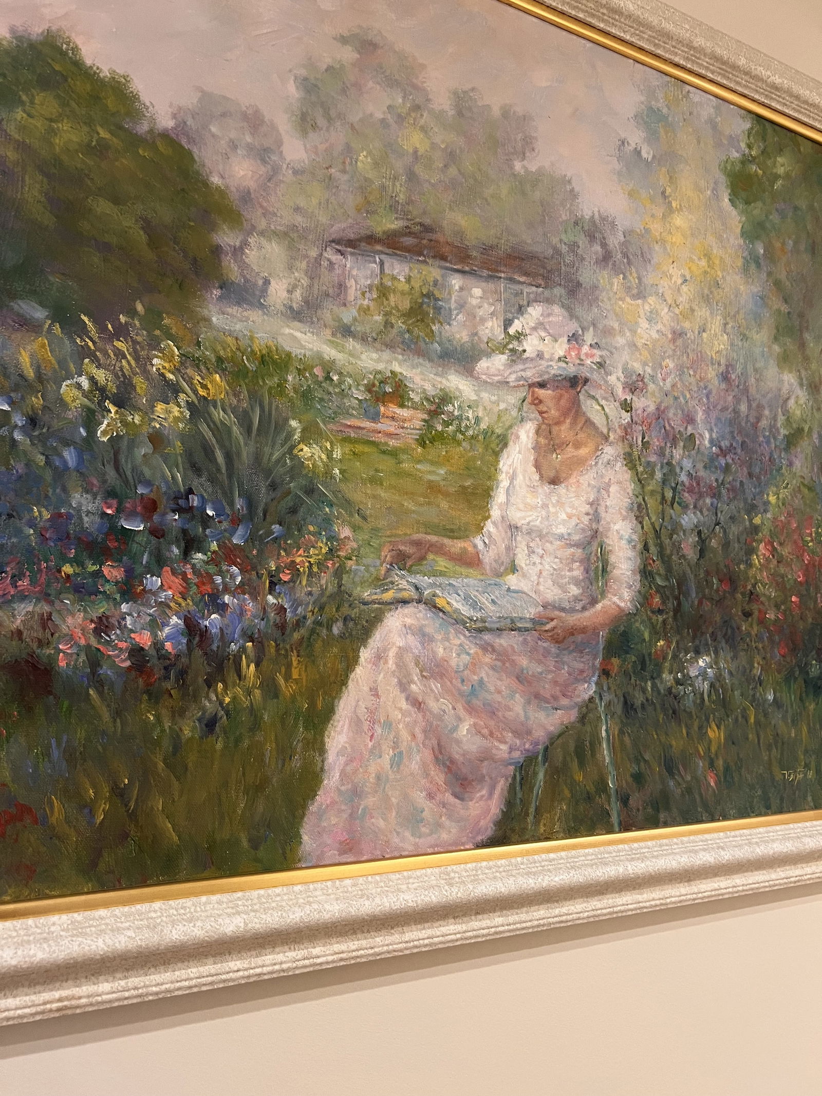 V Bush Impressionist Oil Painting - 8