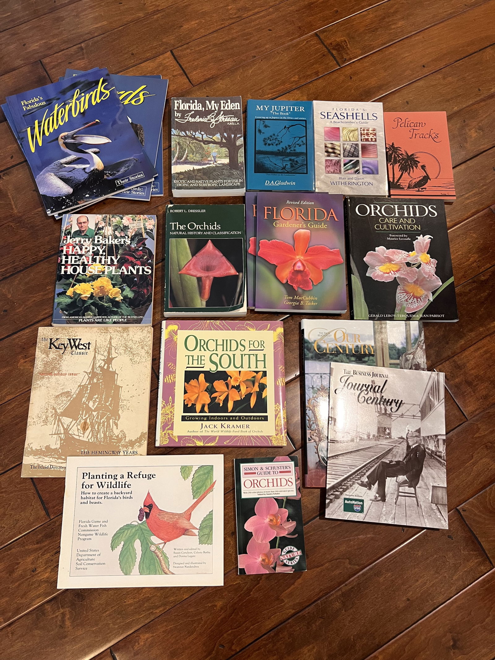 Books on Florida Including History and Gardening - 2