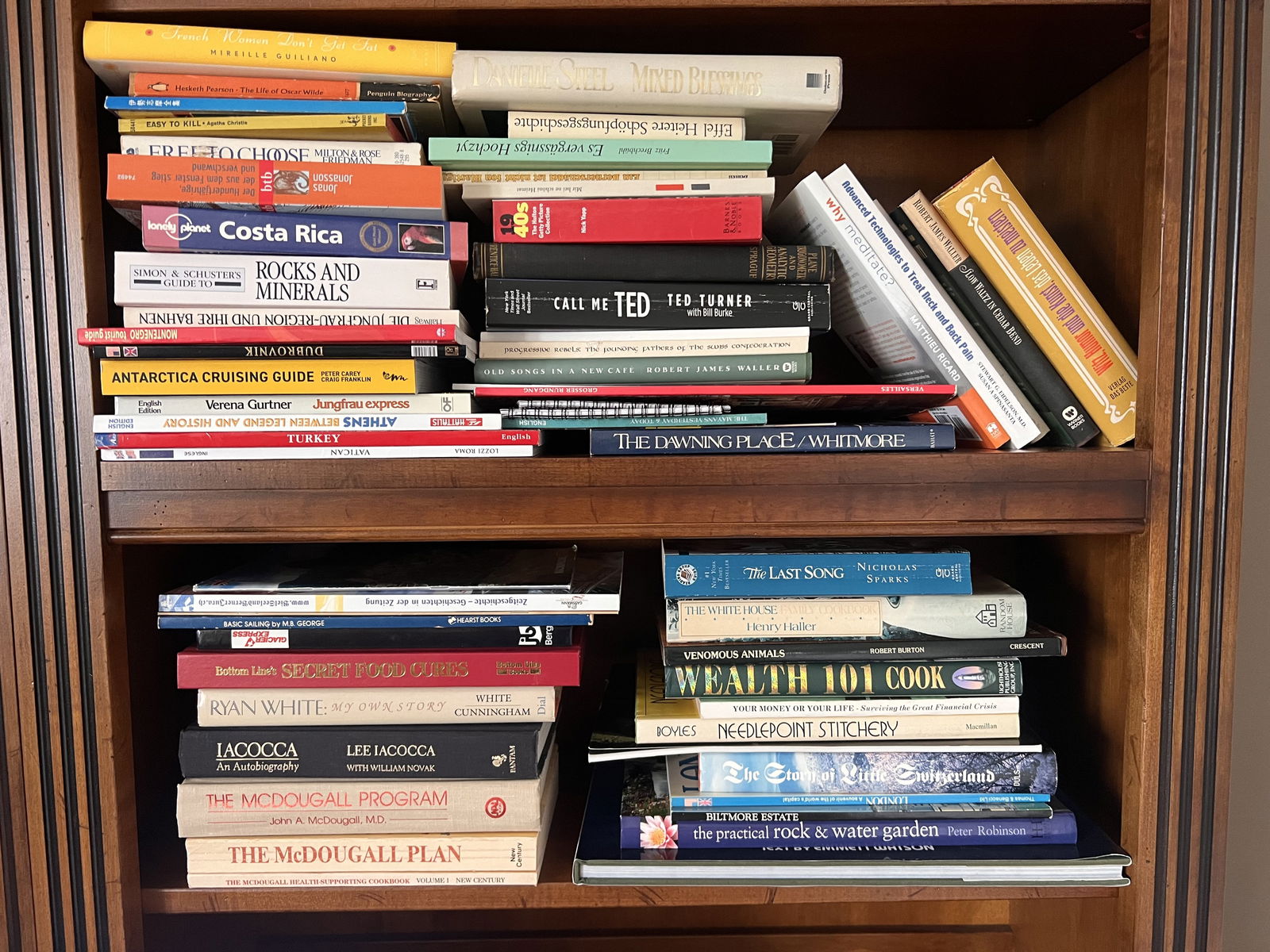 Collection of Books: Hard and Soft Cover, some coffee table. Topics include travel, cooking, geography, etc. Dimensions: Largest: L 14" Condition: All showing minor signs of age and use. Low Estimate: 10.00High