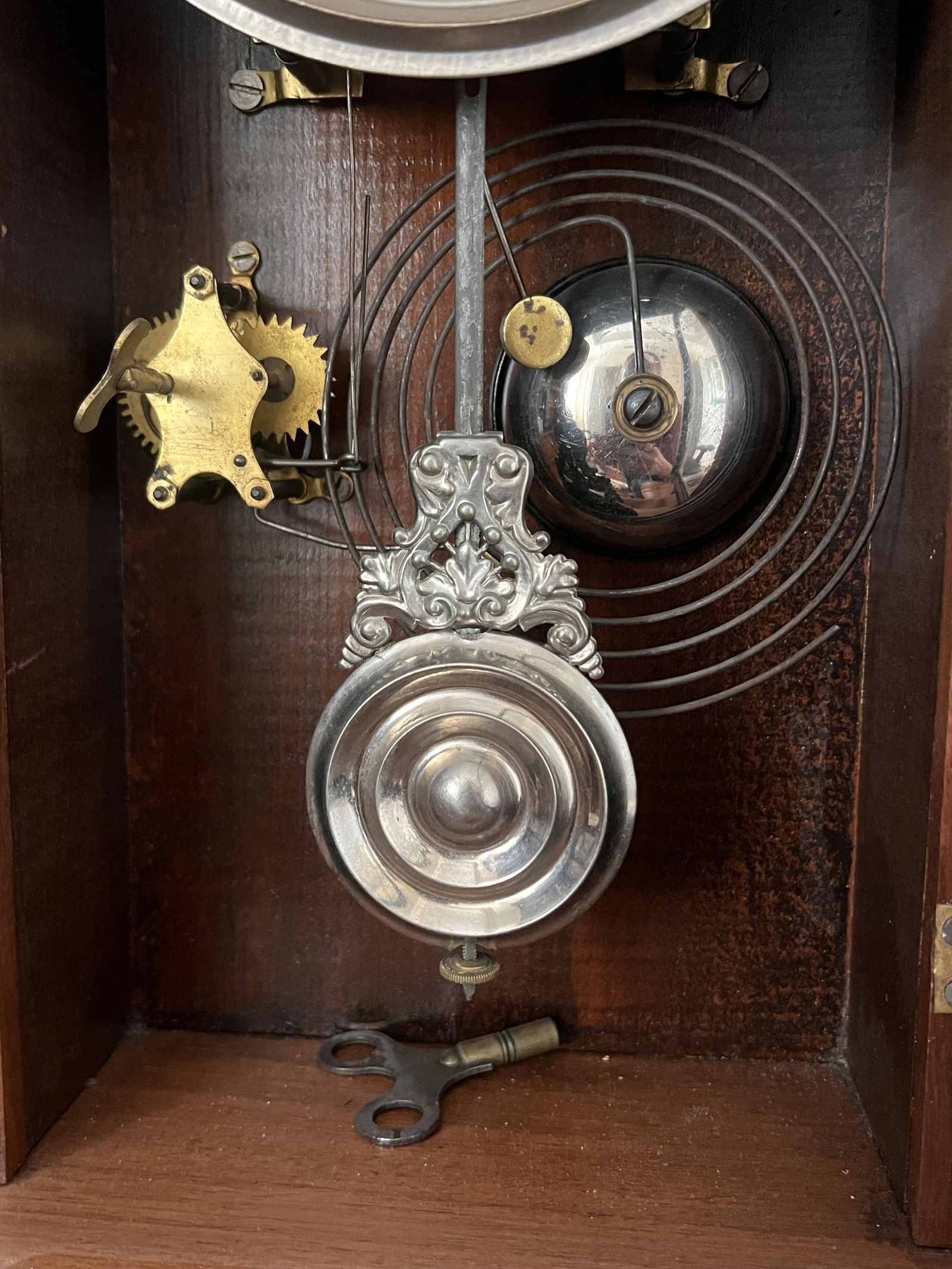 Ansonia Gingerbread Kitchen Clock - 4