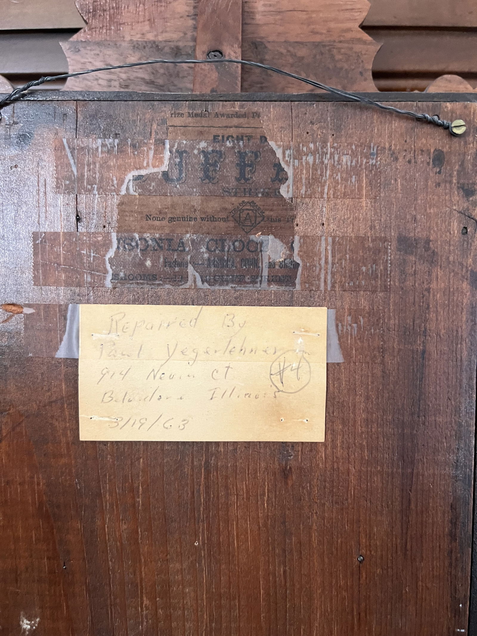 Ansonia Gingerbread Kitchen Clock - 8