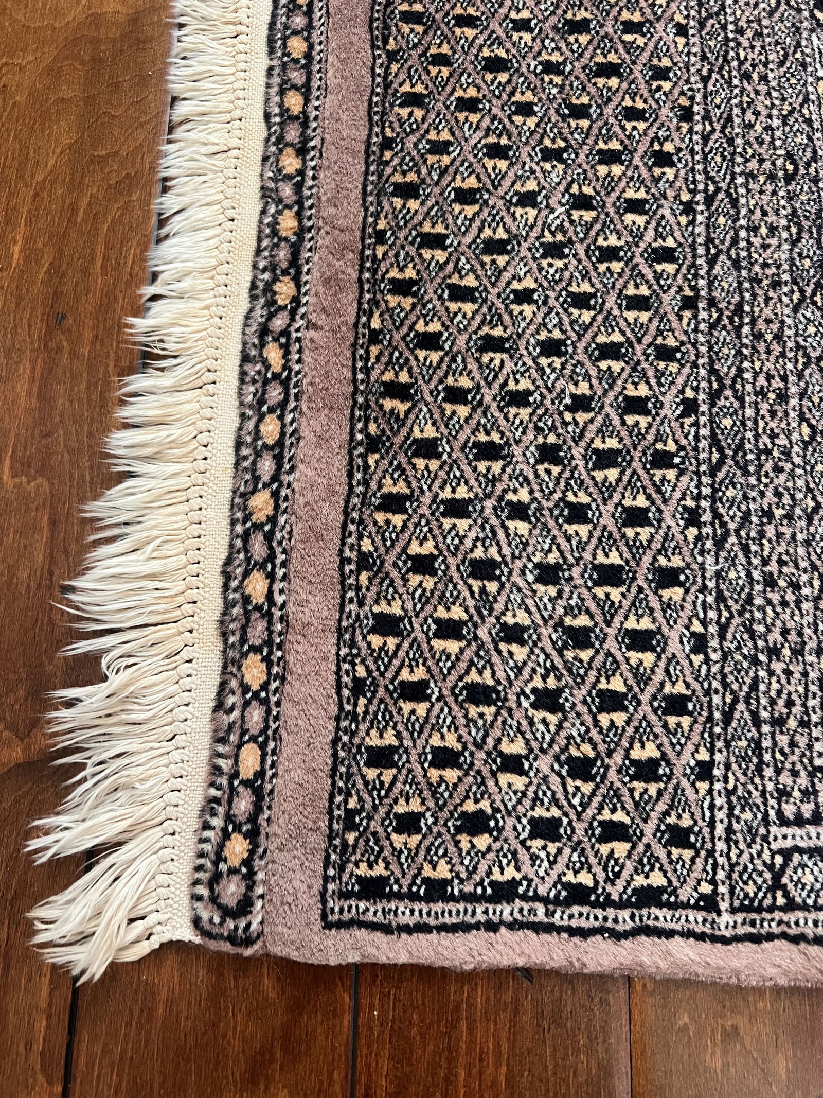 Vintage Wool Rug Bokhara - 2