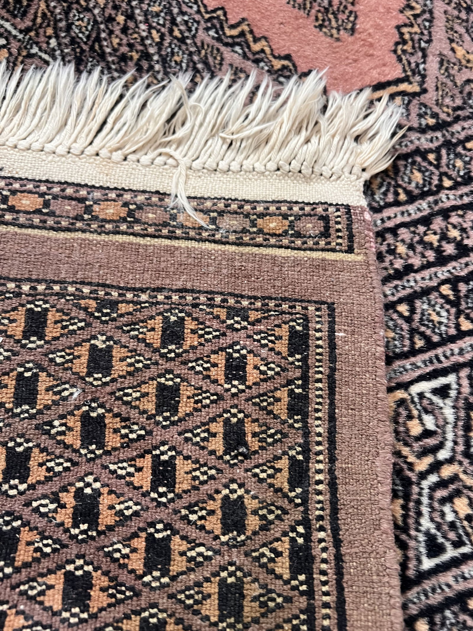Vintage Wool Rug Bokhara - 3
