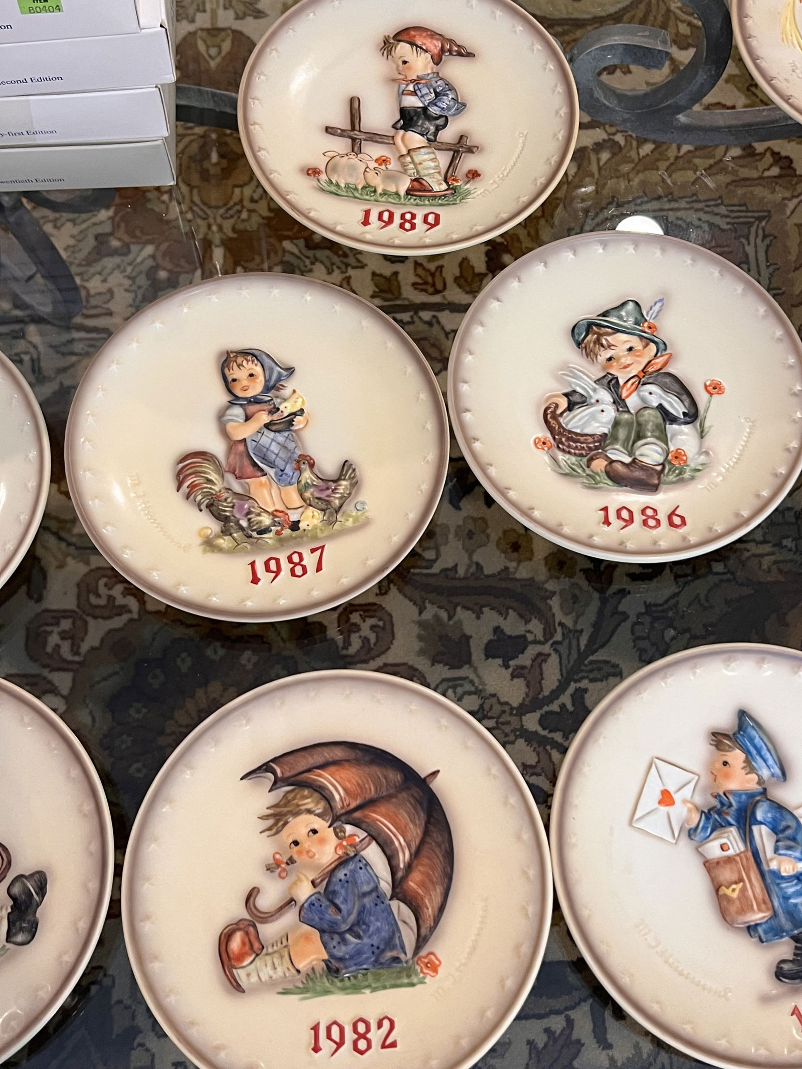Hummel Collector Plates- 25 Plates and Boxes - 7