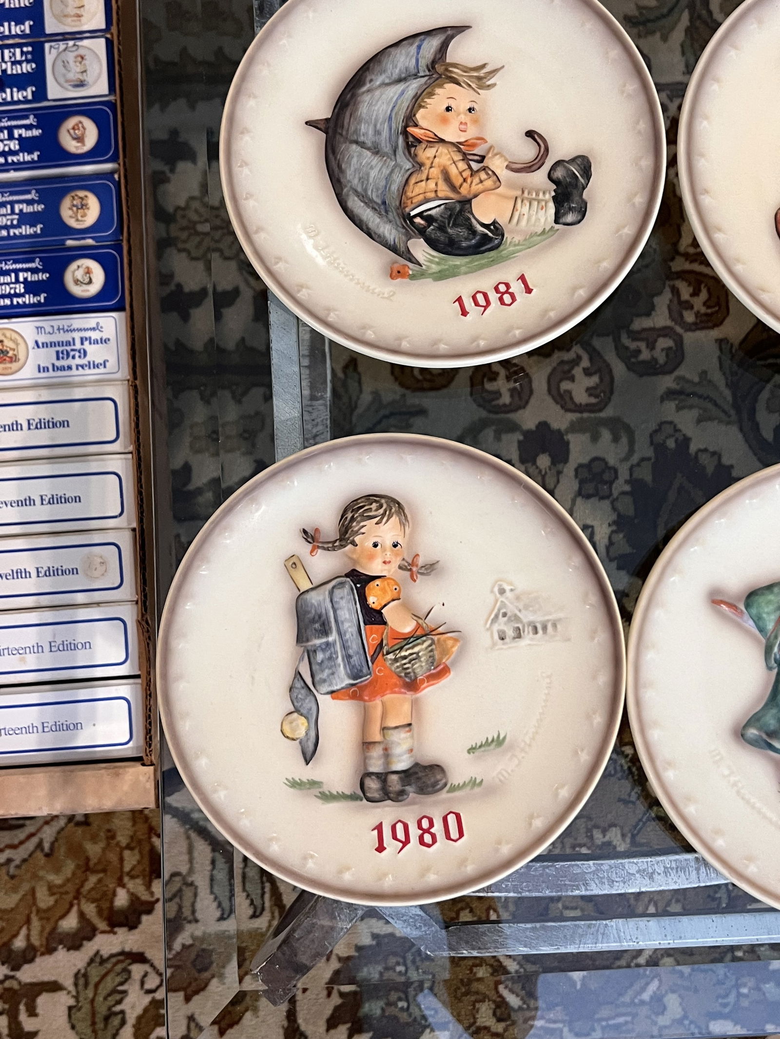 Hummel Collector Plates- 25 Plates and Boxes - 9