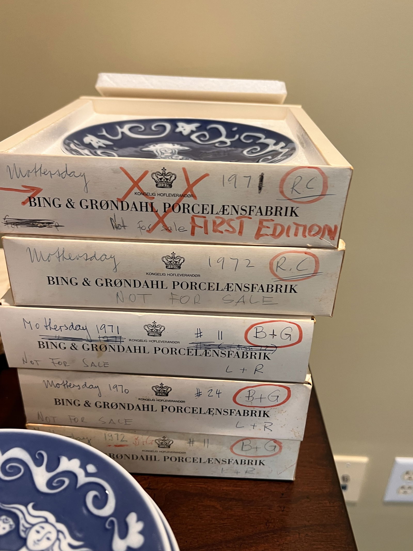 BG Bing & Grondahl Collectors Plates - 8