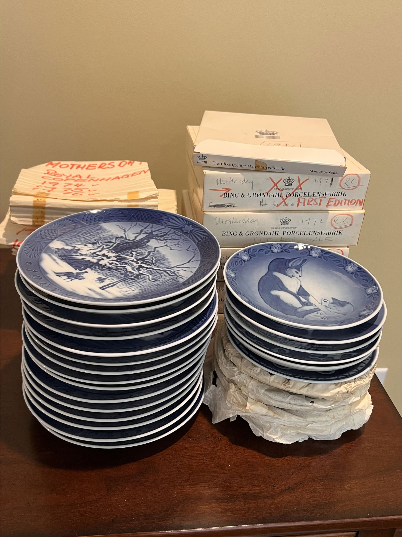 BG Bing & Grondahl Collectors Plates - 9