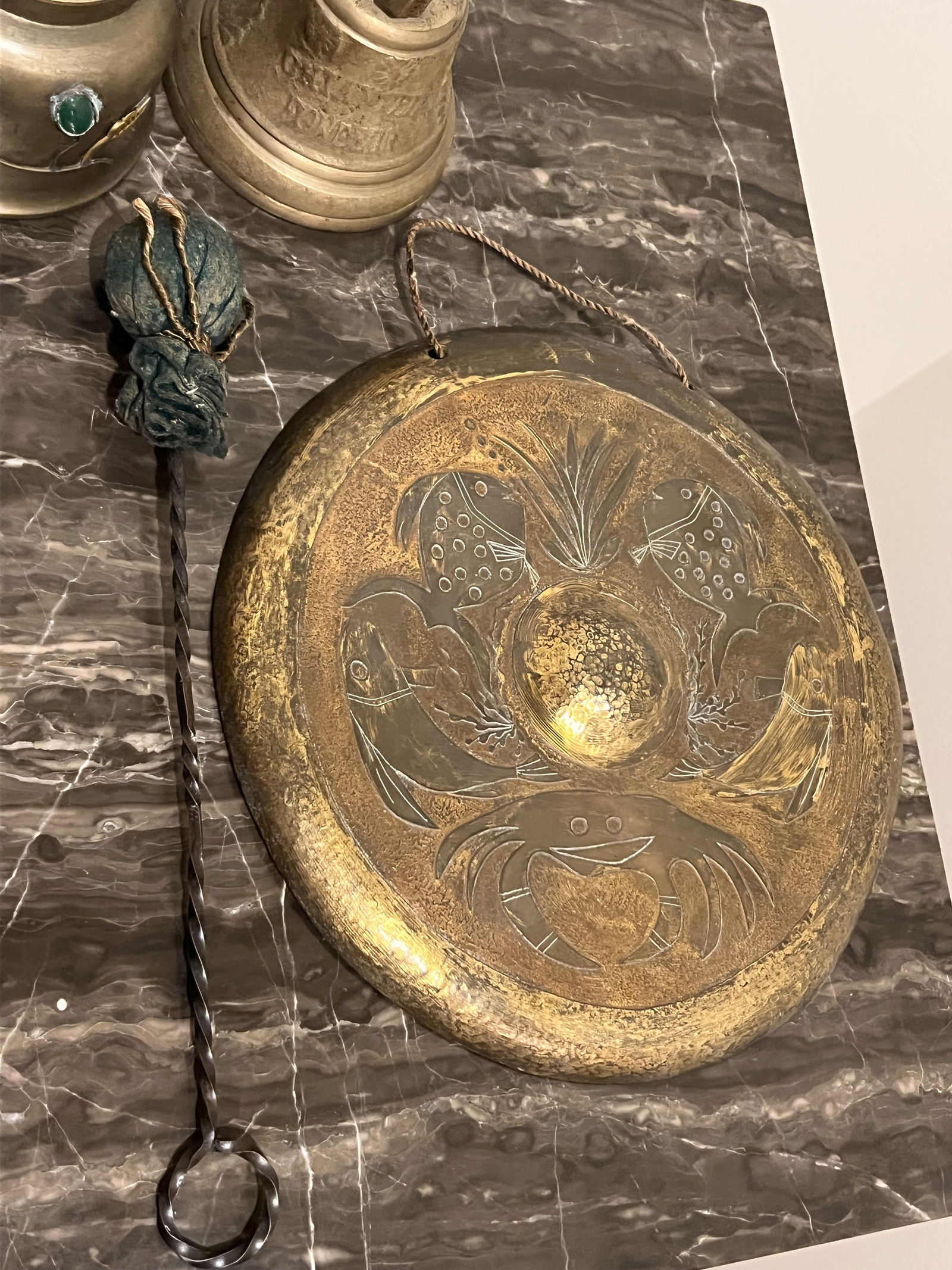 Grouping of Brass Decorative Objects - 2