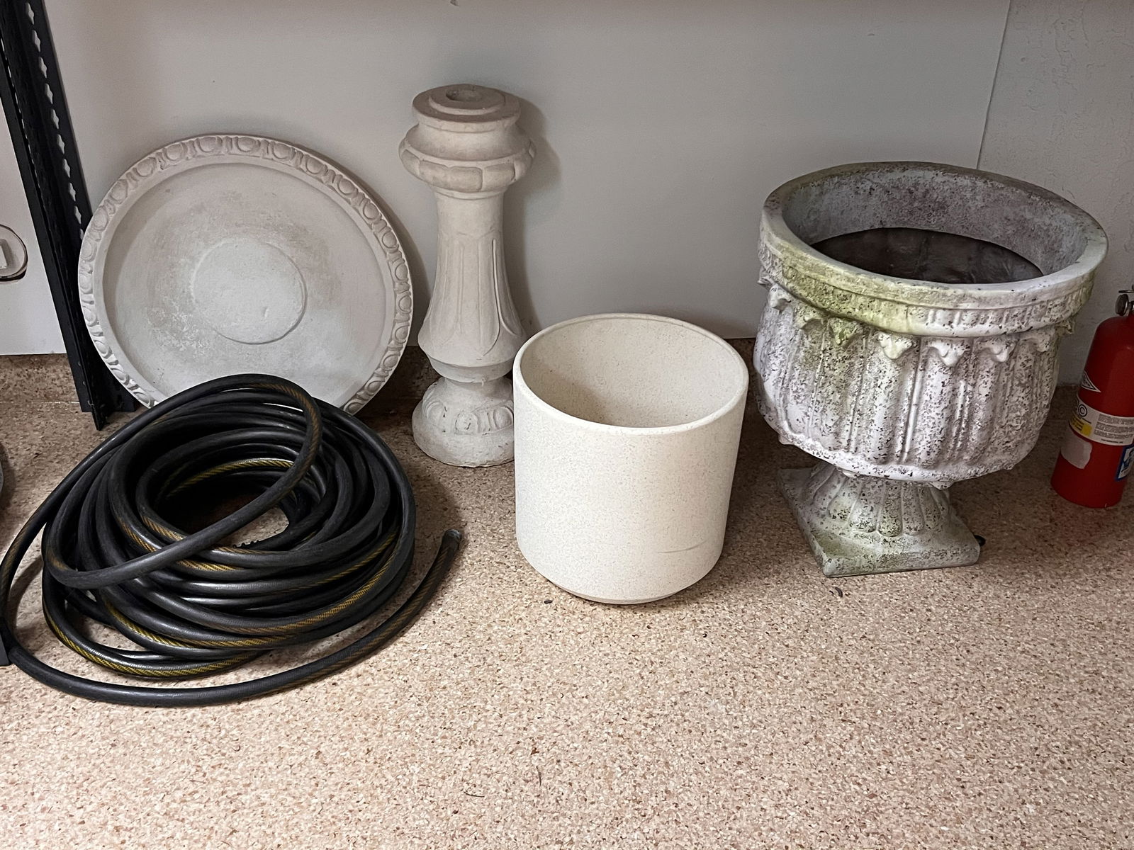 Gardening, Cement Bird Bath, Ceramic Pot, Resin Planter (1 of 6)