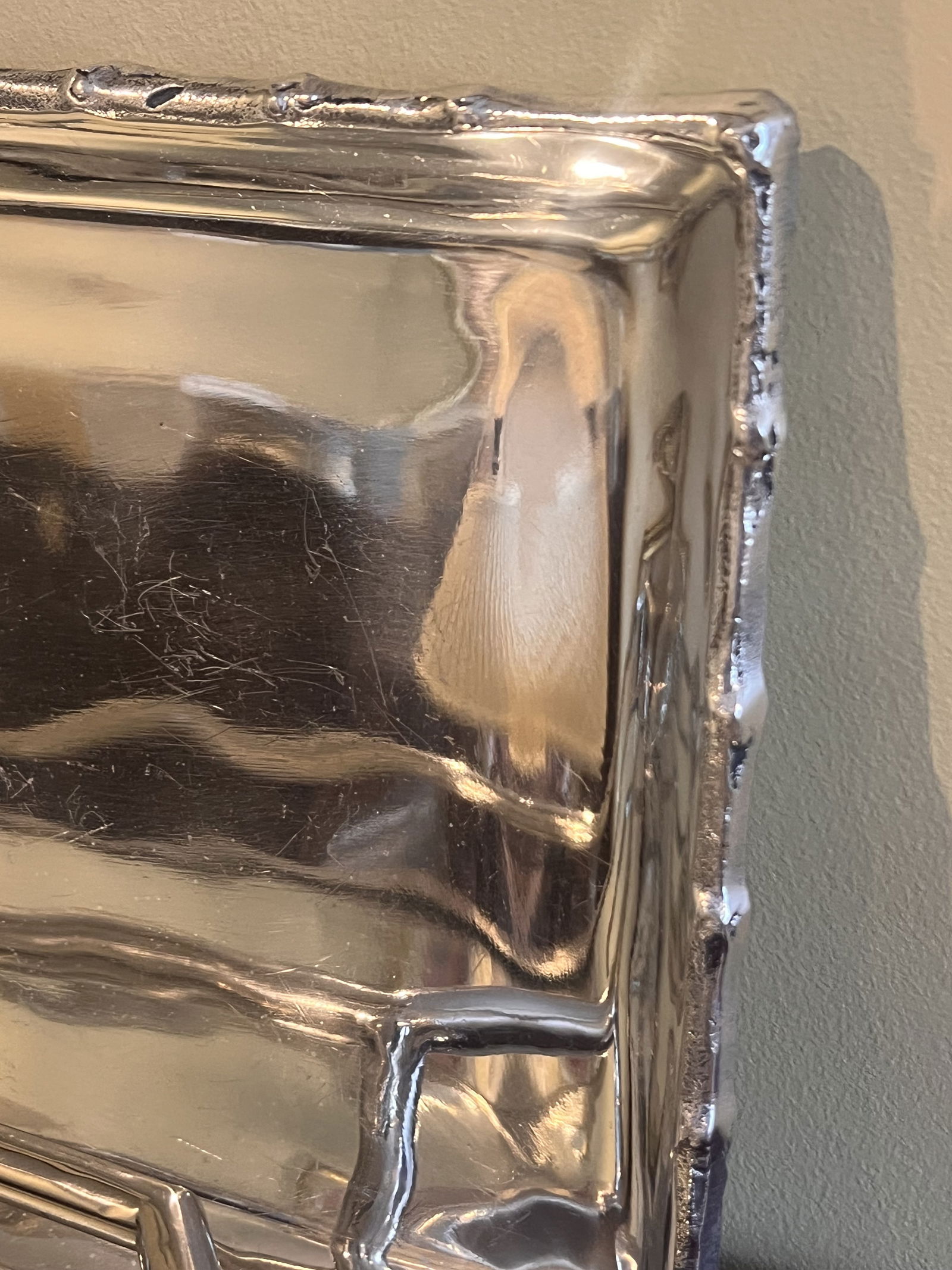 (2) Silver Trays - 2