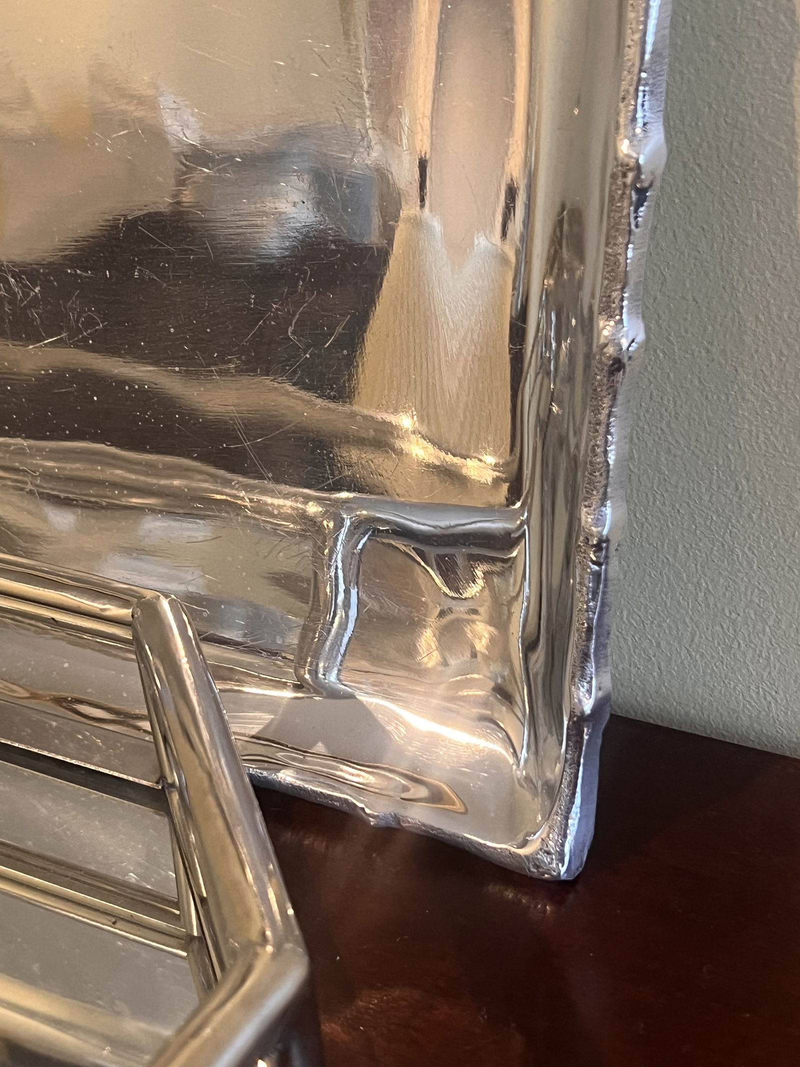 (2) Silver Trays - 3