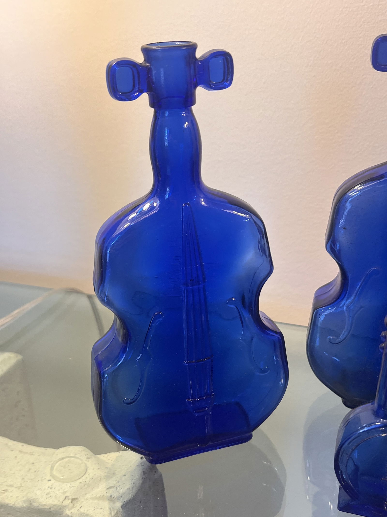 Cobalt Blue Glass Bottle Collection - 2