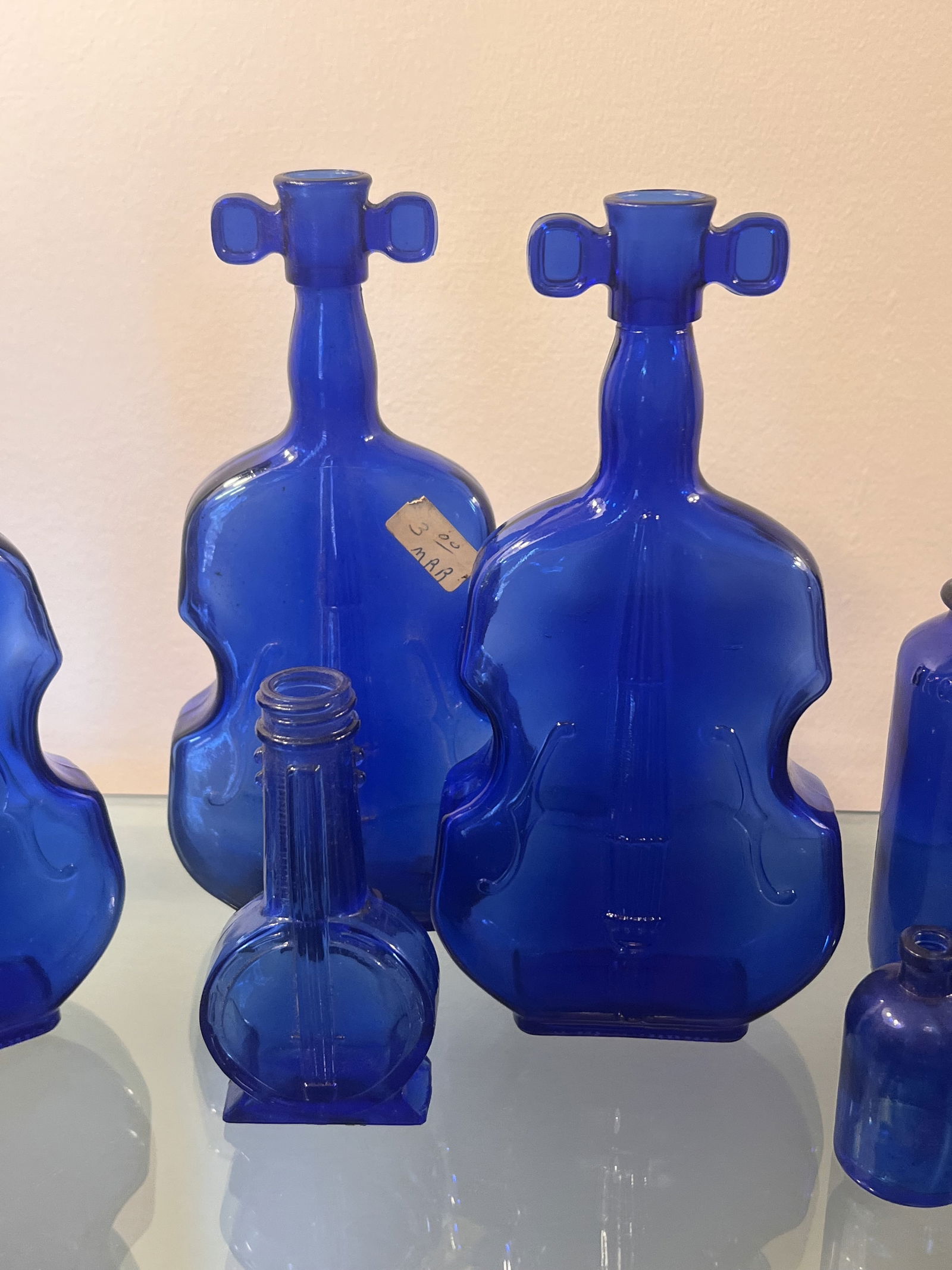Cobalt Blue Glass Bottle Collection - 3