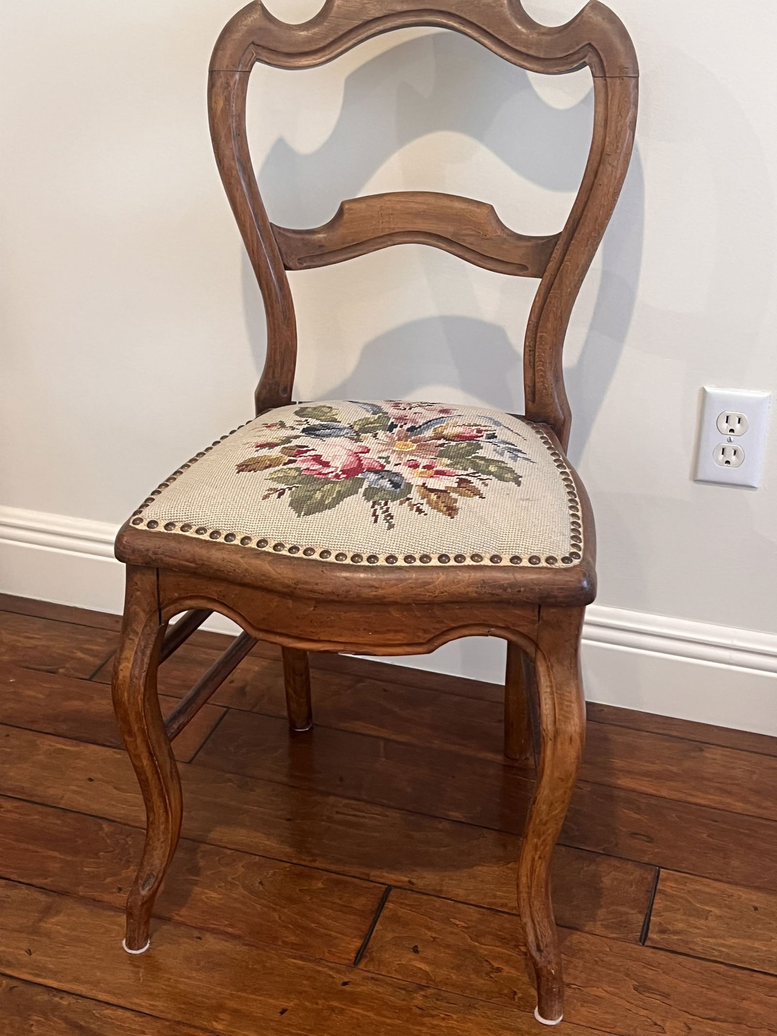 Antique Victorian Upholstered Side Chair - 6