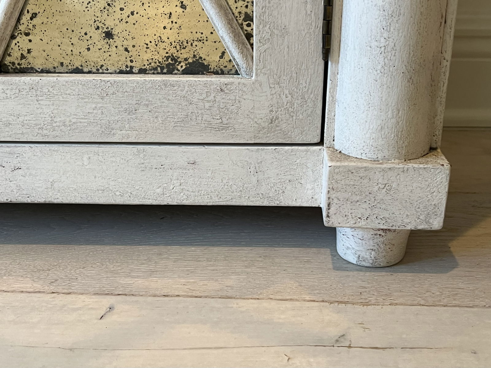 Slate Top Mirrored Console or Entry Table - 9