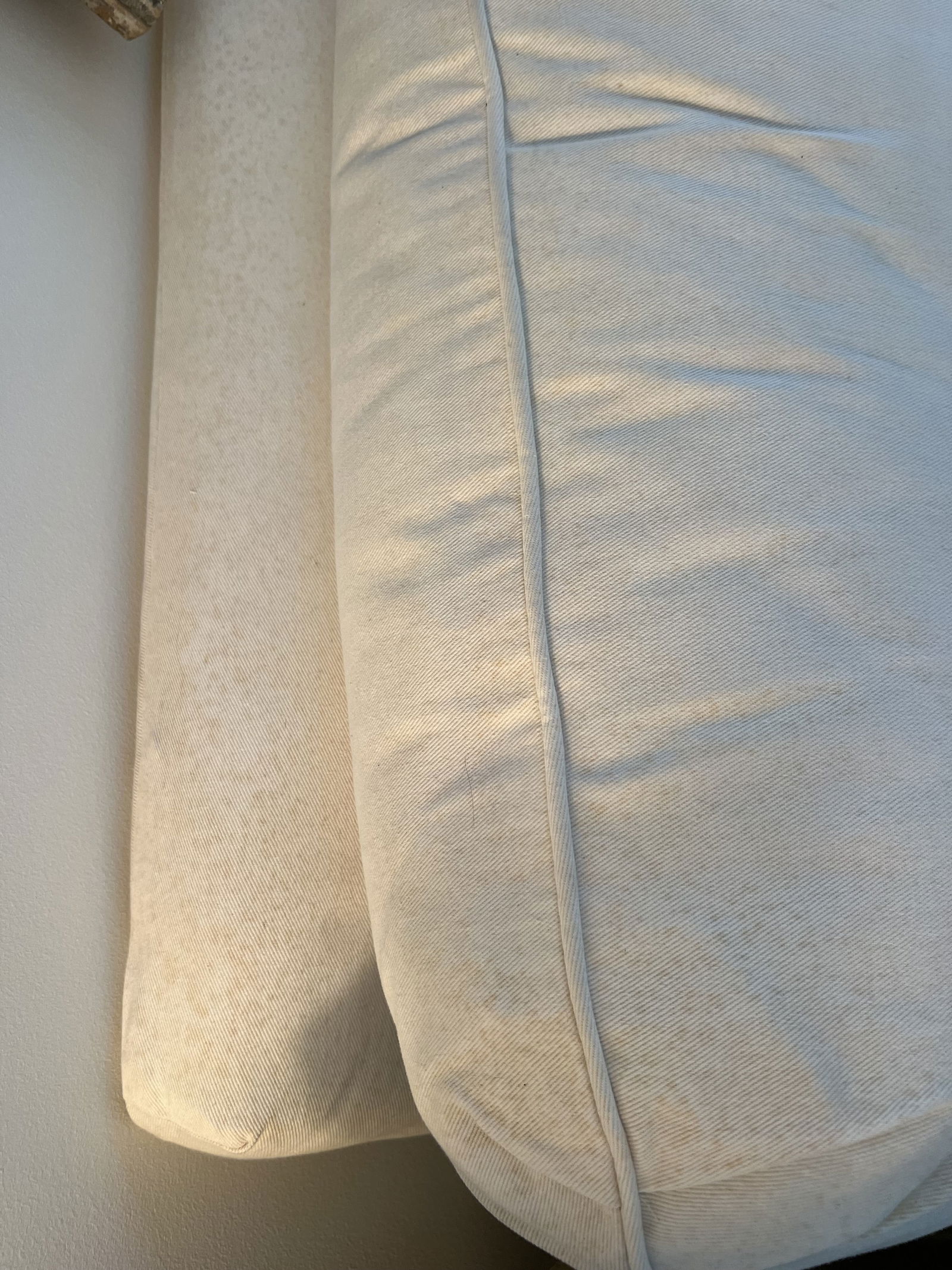 White Slipcovered Sofa - 7