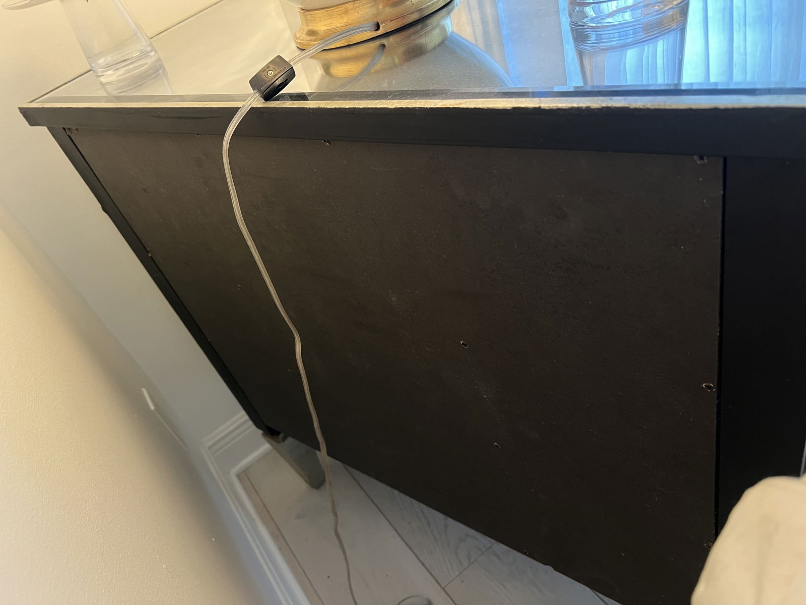 Pair of Mirrored Hollywood Regency Style End Table - 9