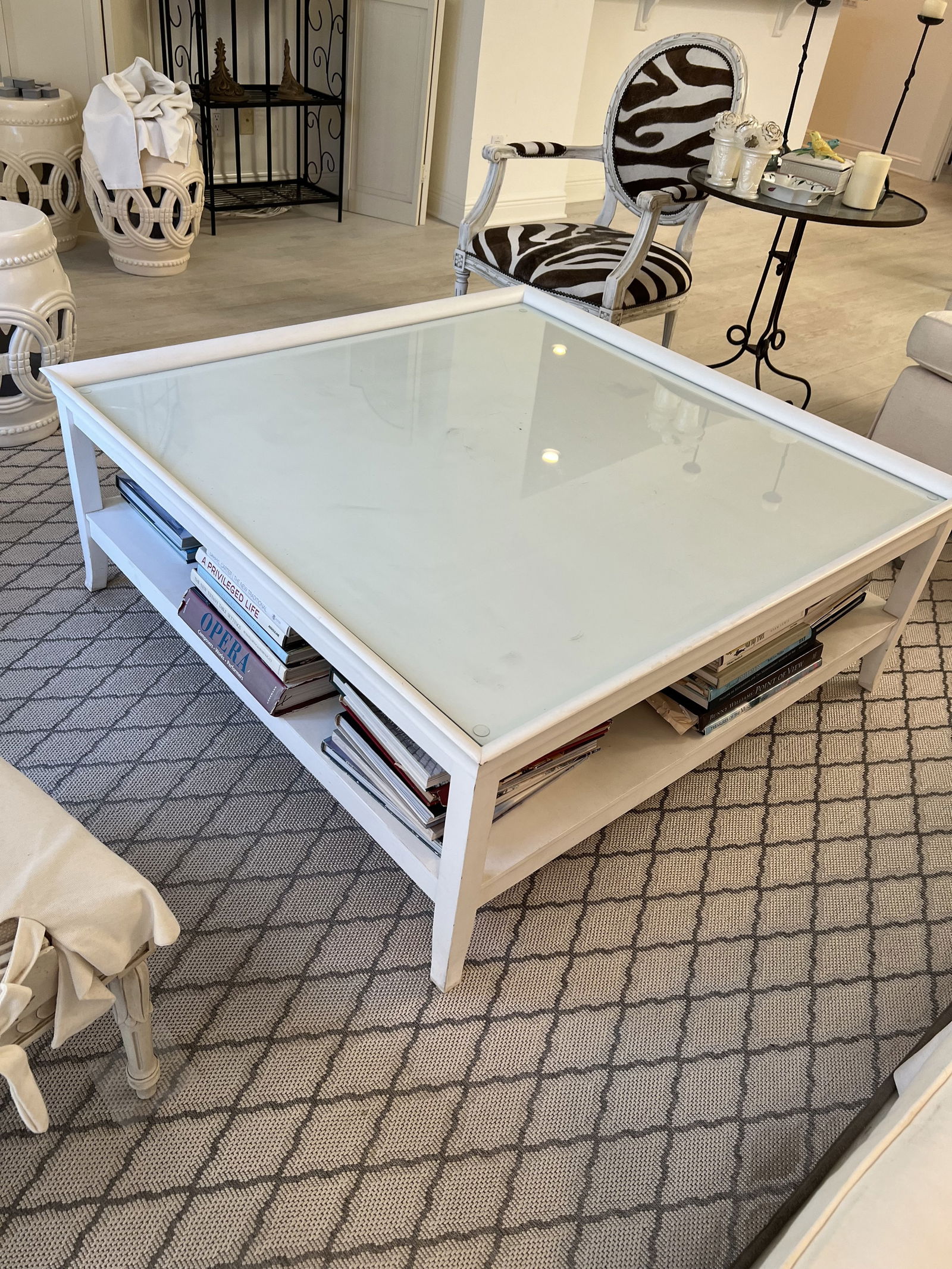 4' Square Coffee Table - 8