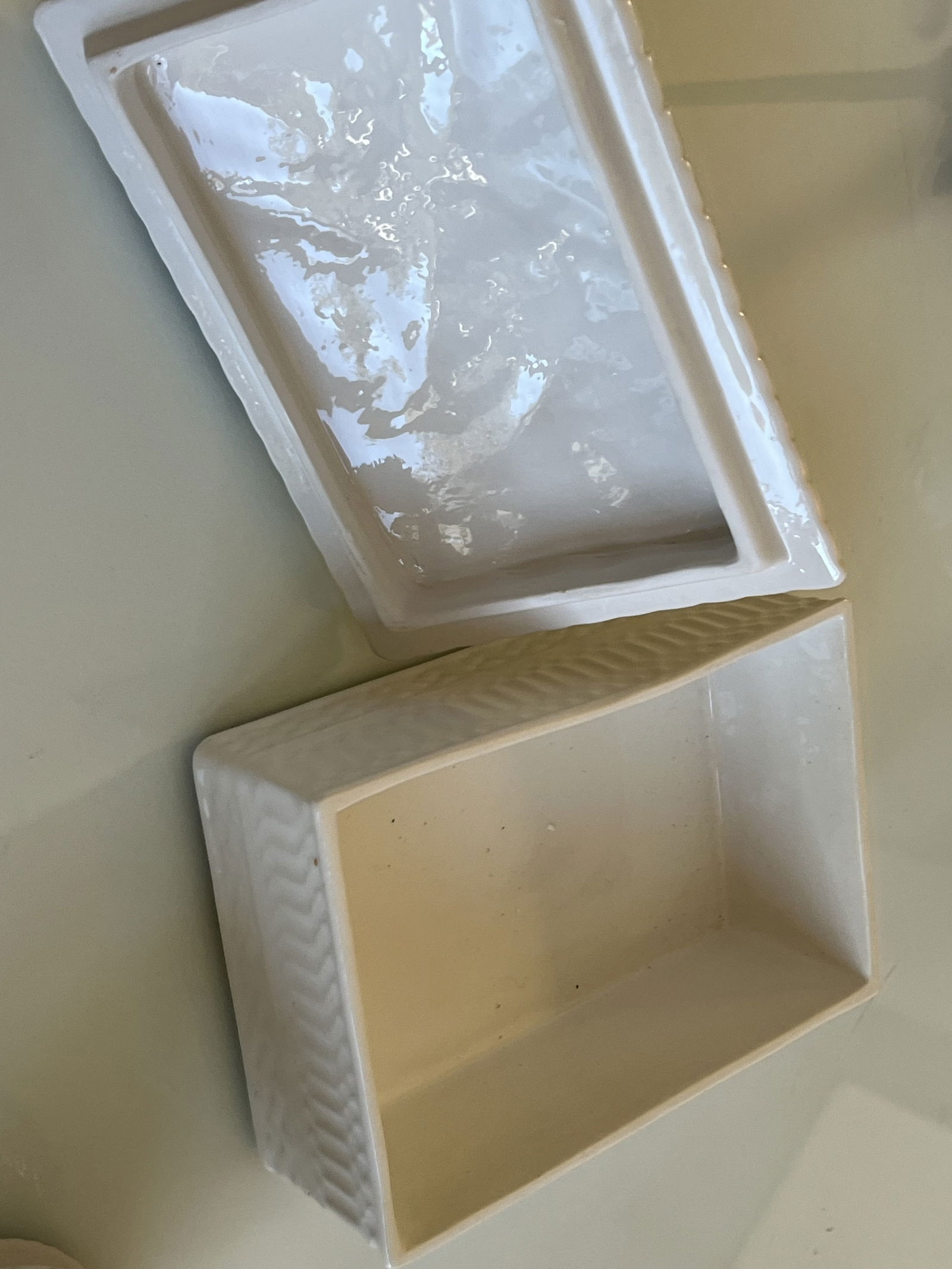 (2) Italian Ceramic Boxes with Birds - 5